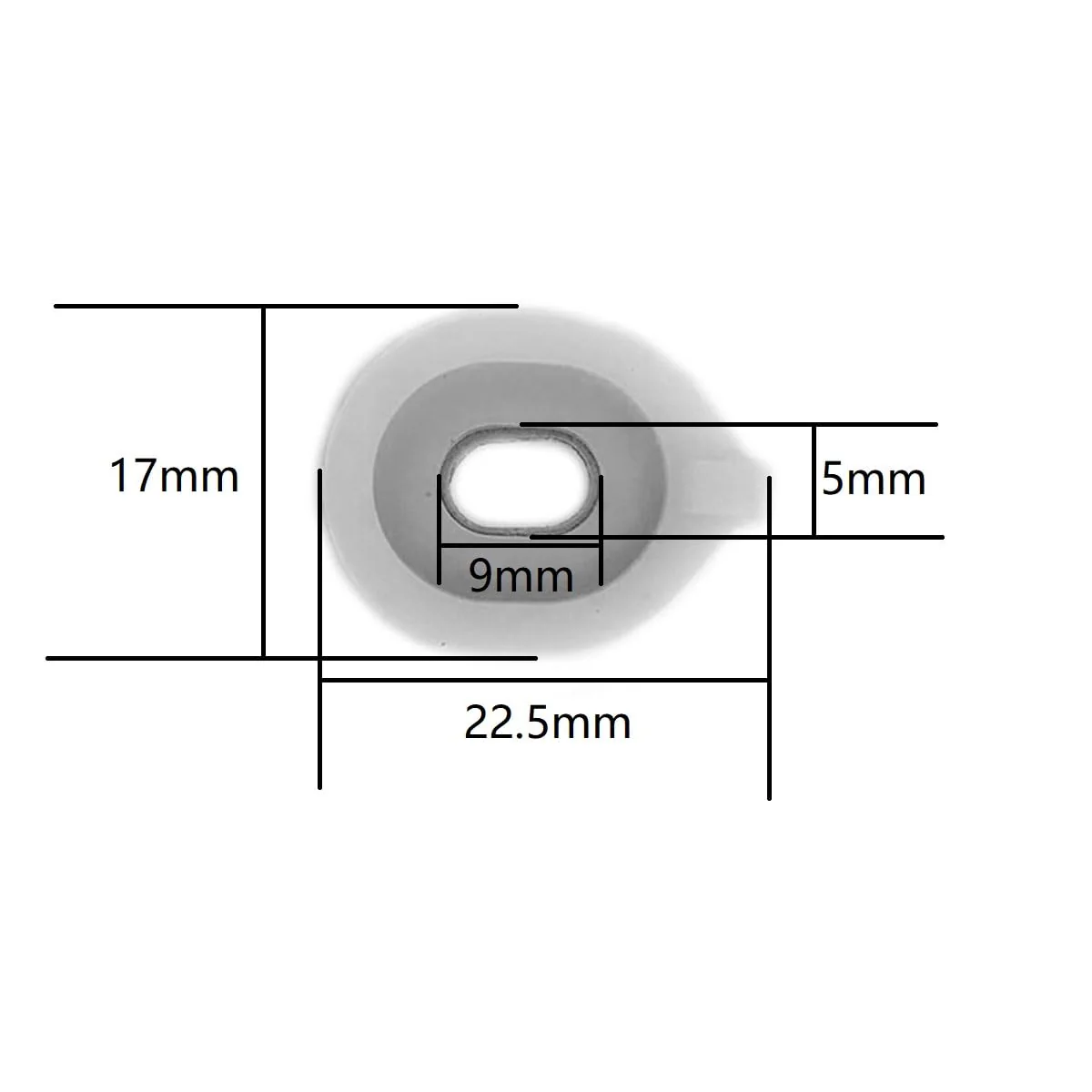 10Pcs Euphonium Valve Guide Cushions 17x22.5mm Euphonium Valve Positioning Guide Gaskets Brass Instruments Pads Replacement Part Set Repair Tool Accessory Type C - Image 5
