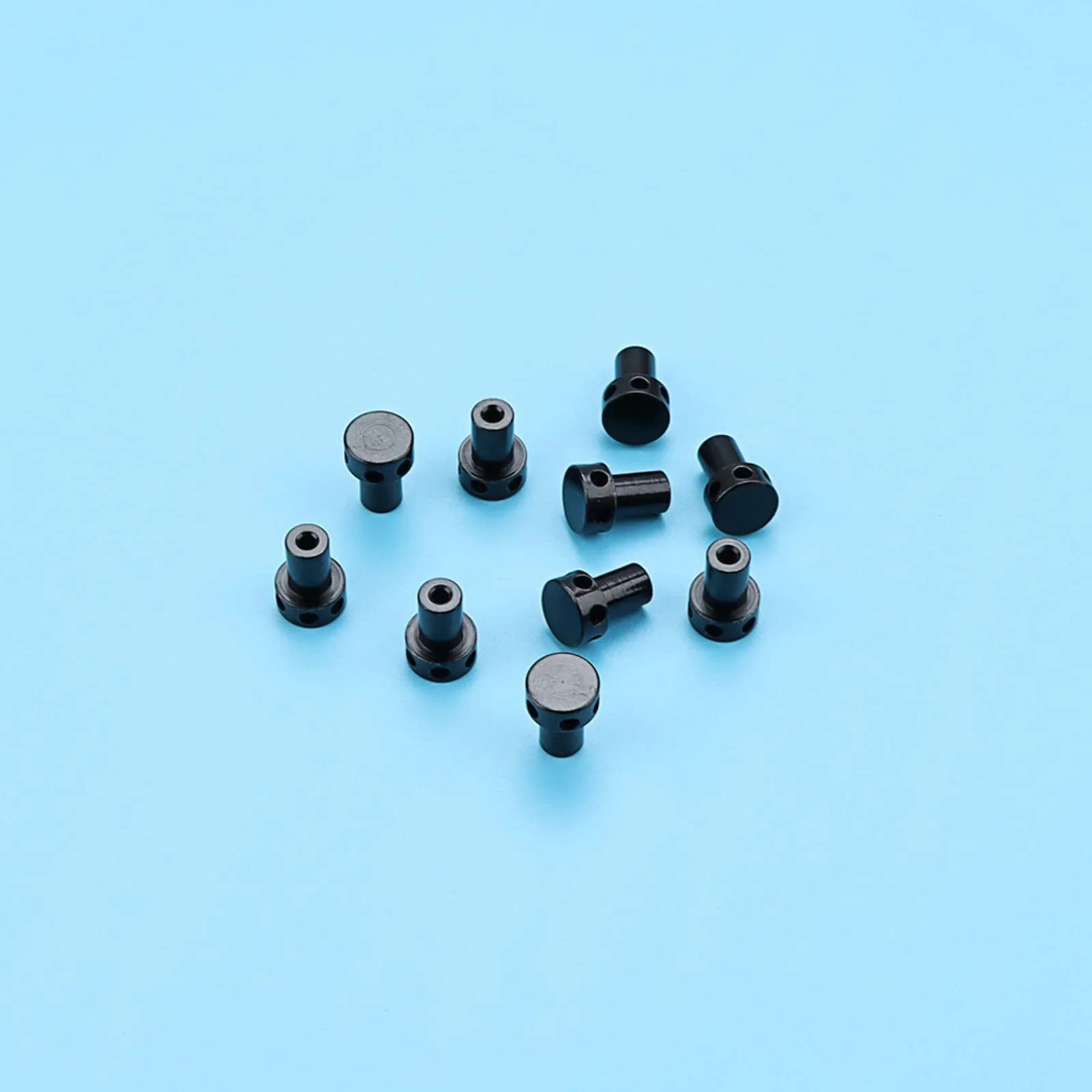 10pcs Guitar Spoke Wheel Truss Rod Nuts, Hat Shape Steel Tuning Rod Nuts, Guitar Truss Rod Nut Steel Bar Adjusting Tool for Guitar Bass Mandolin Black - Image 5