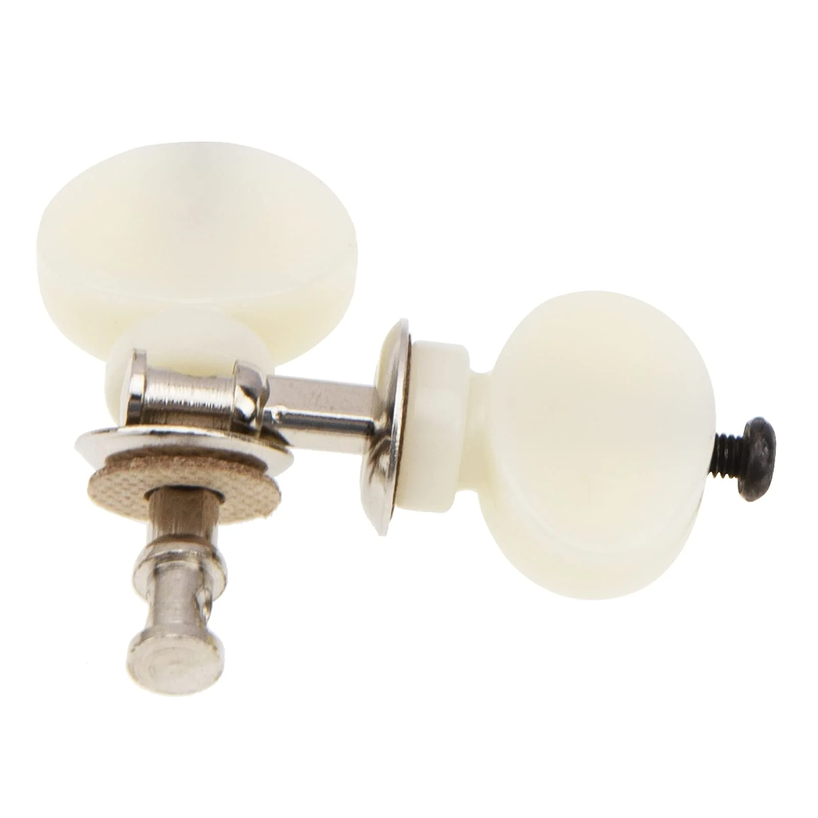 10Pcs Yootones Ukulele Guitar String Tuning Pegs Keys Heads Knobs Compatible with Ukulele String Quasi-Plastic Handle Musical Tuners Instrument Accessories (White) White - Image 4