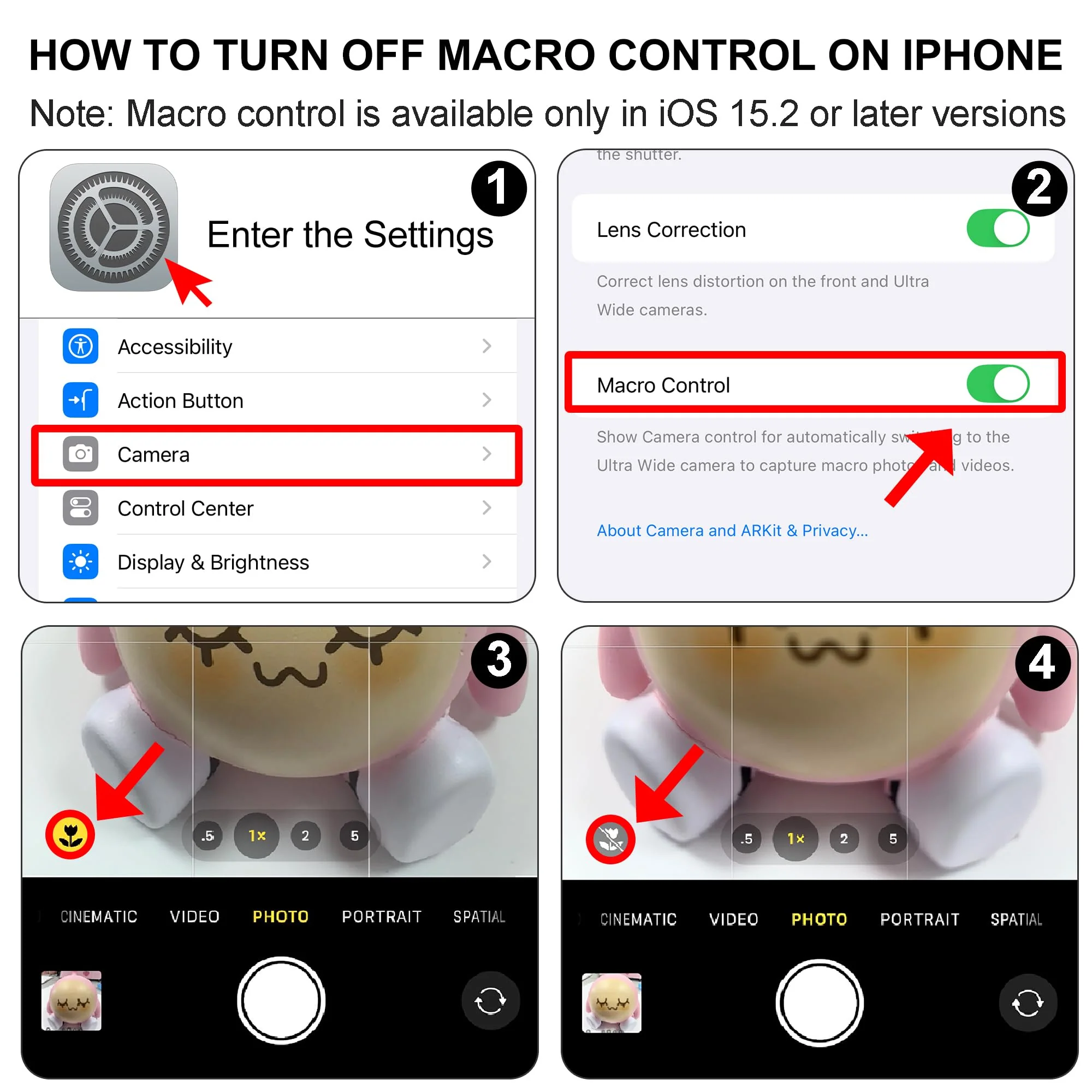 10X Macro Lens for iPhone Android Smartphone, Compatible with SmallRig NEEWER Phone Cage, with Detachable Diffuser Hood, 17mm Thread Universal Phone Lens Clip and Black Portable Bag - Image 7
