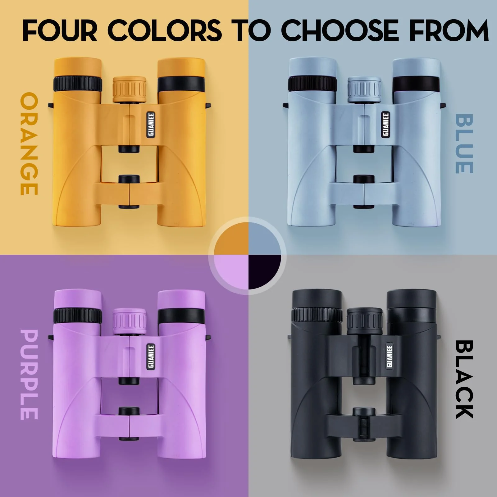 10x25 Binoculars for Kids Mini Pocket Compact Binoculars Waterproof Small Binocular for Bird Watching Travel Stargazing Outdoor Sports Purple - Image 5