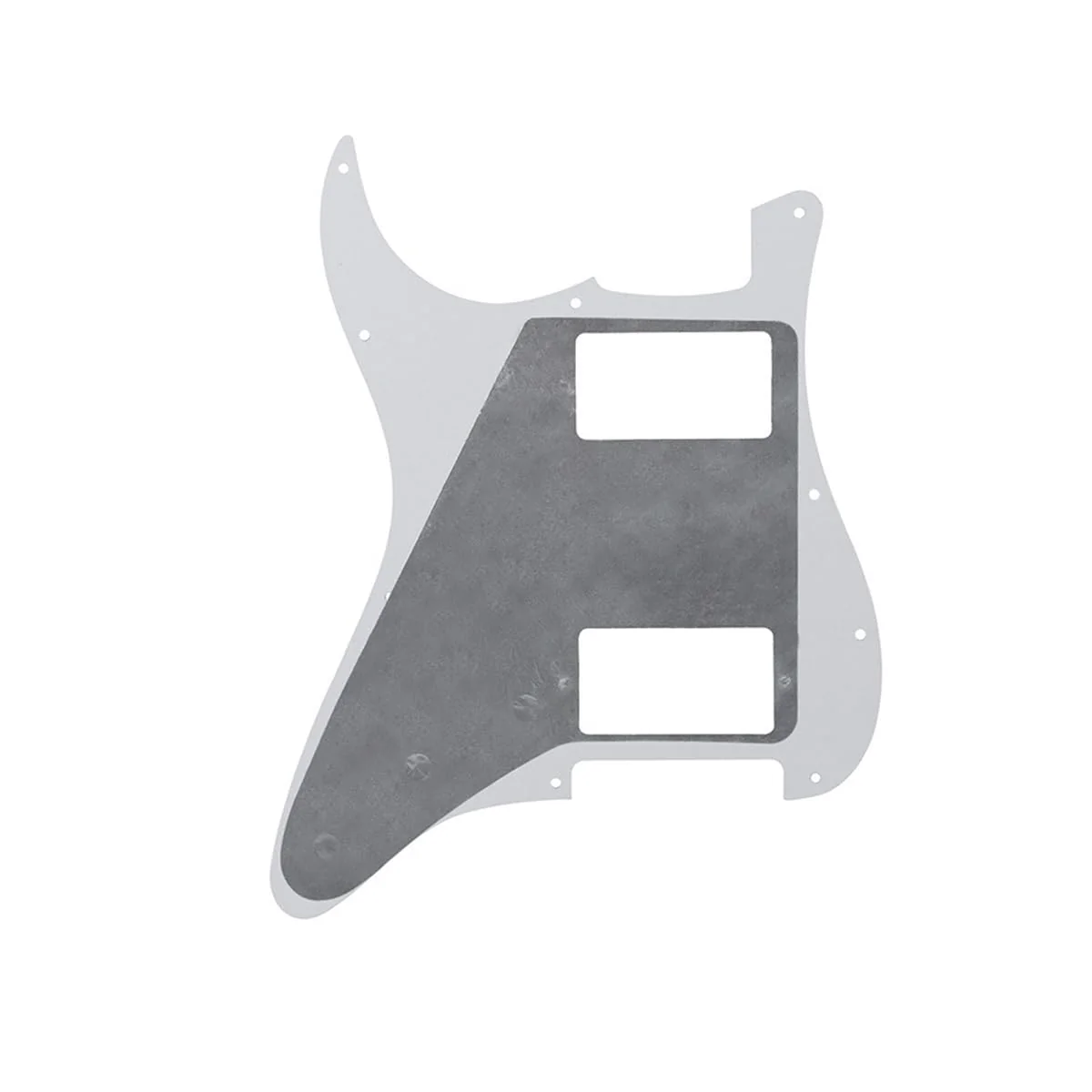 11 Hole Guitar Strat Pickguard HH Humbucker for Fender Standard Stratocaster Modern Style Red Pearl - Image 2