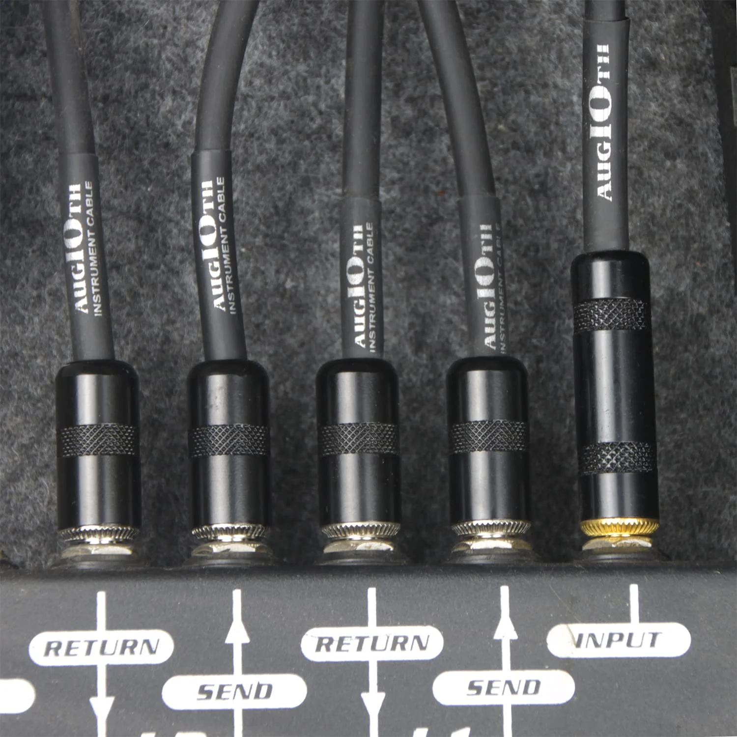 12 Inch Guitar Patch Cable 30 CM Performance Guitar Effect Pedal Cables Straight to Angled 2Pack 12in-2Pack Straight-Angled Black - Image 7