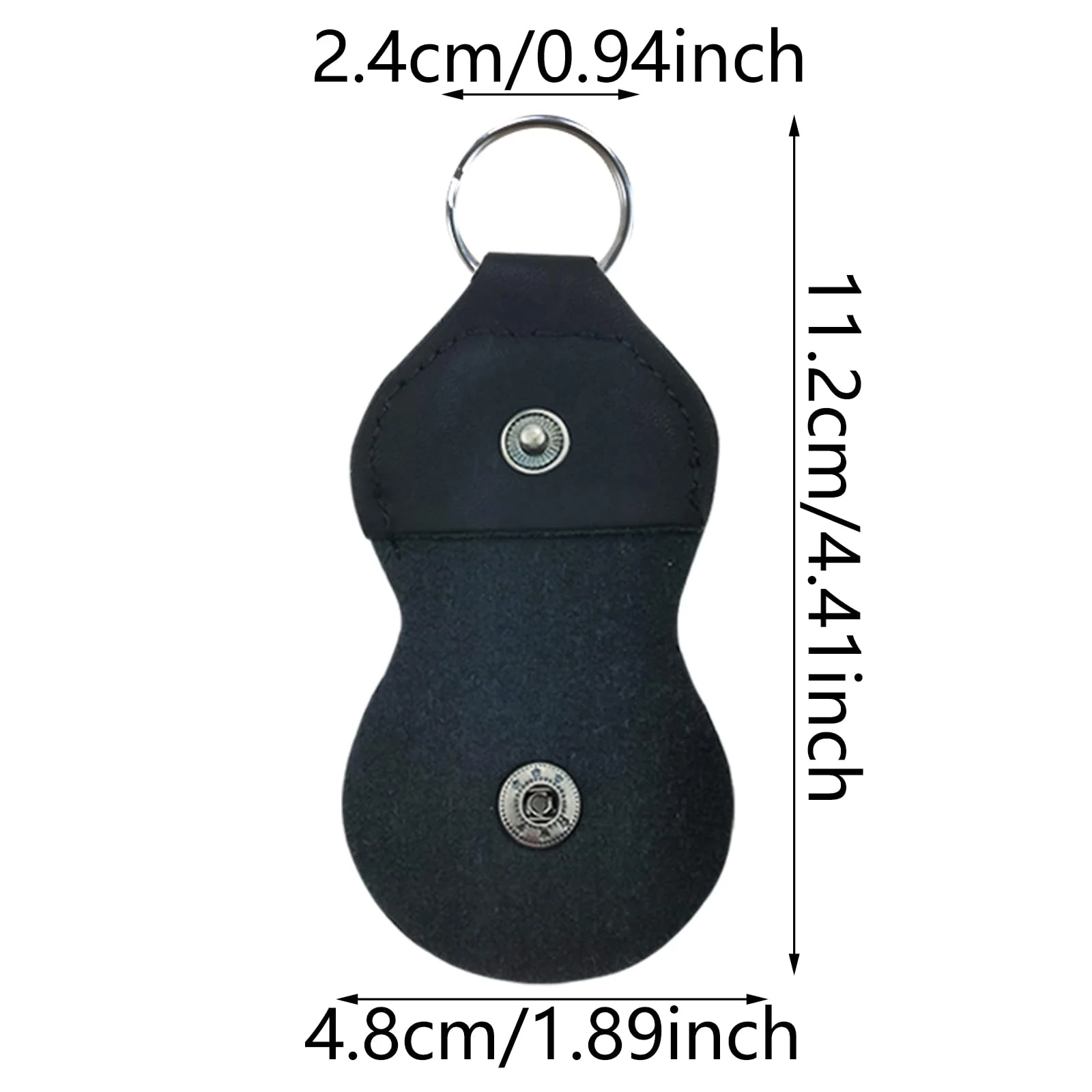 12 PACK Leather Guitar Pick Holder Keychain,Guitar Pick Holder Case Bag,Guitar Key Cases Bag Gift for Guitar Players - Image 2