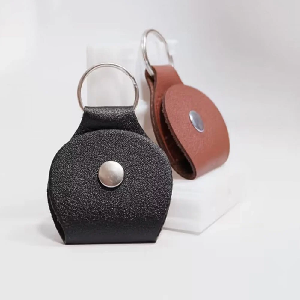 12 PACK Leather Guitar Pick Holder Keychain,Guitar Pick Holder Case Bag,Guitar Key Cases Bag Gift for Guitar Players - Image 6