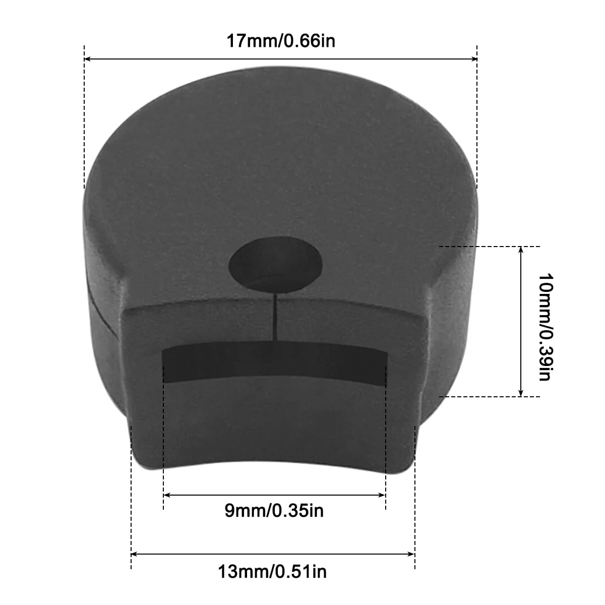 12 Pack Rubber Clarinet Thumb Rest Cushion Protector Fit for Most Clarinet, Clarinet Thumb Rest Cushion, Black - Image 2
