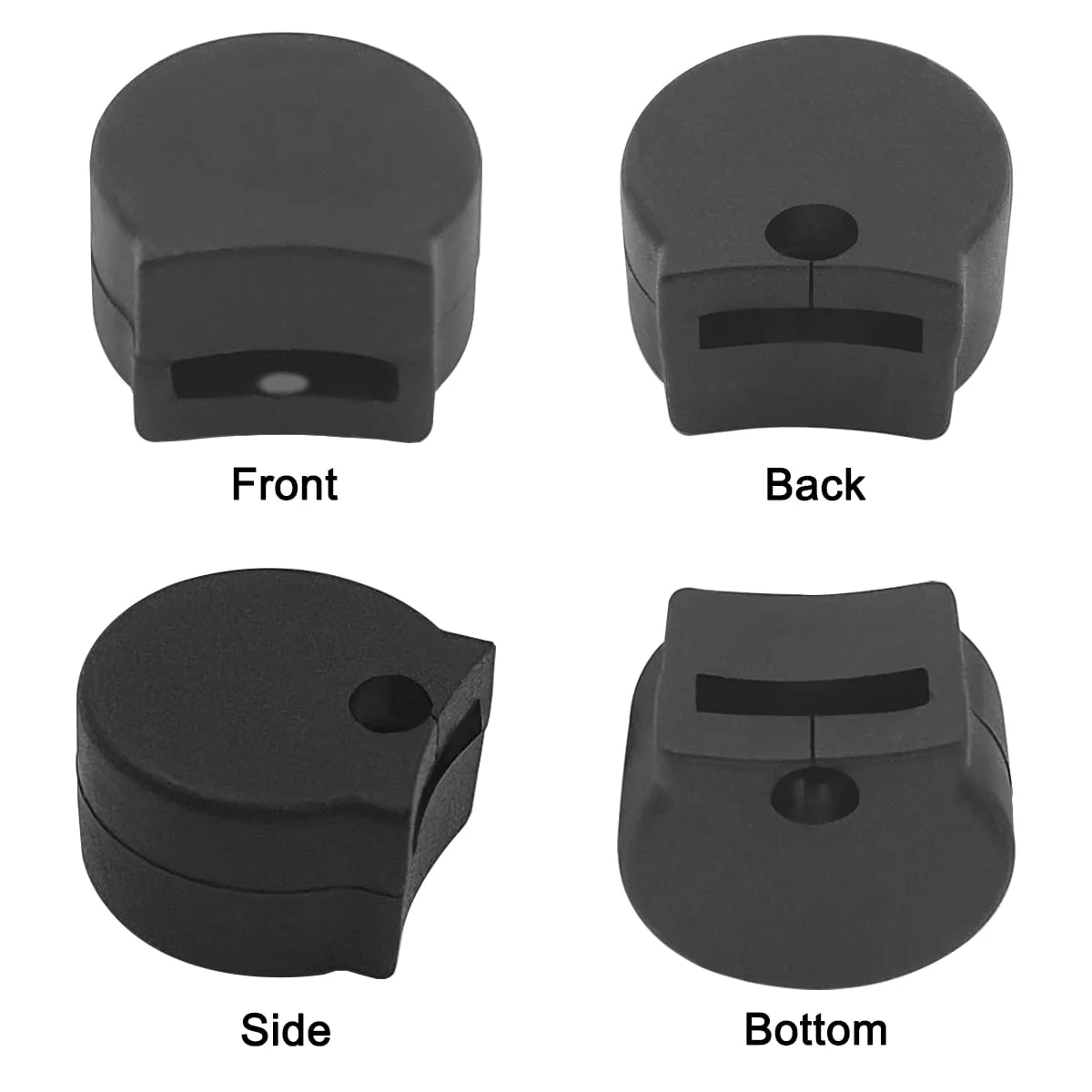12 Pack Rubber Clarinet Thumb Rest Cushion Protector Fit for Most Clarinet, Clarinet Thumb Rest Cushion, Black - Image 3