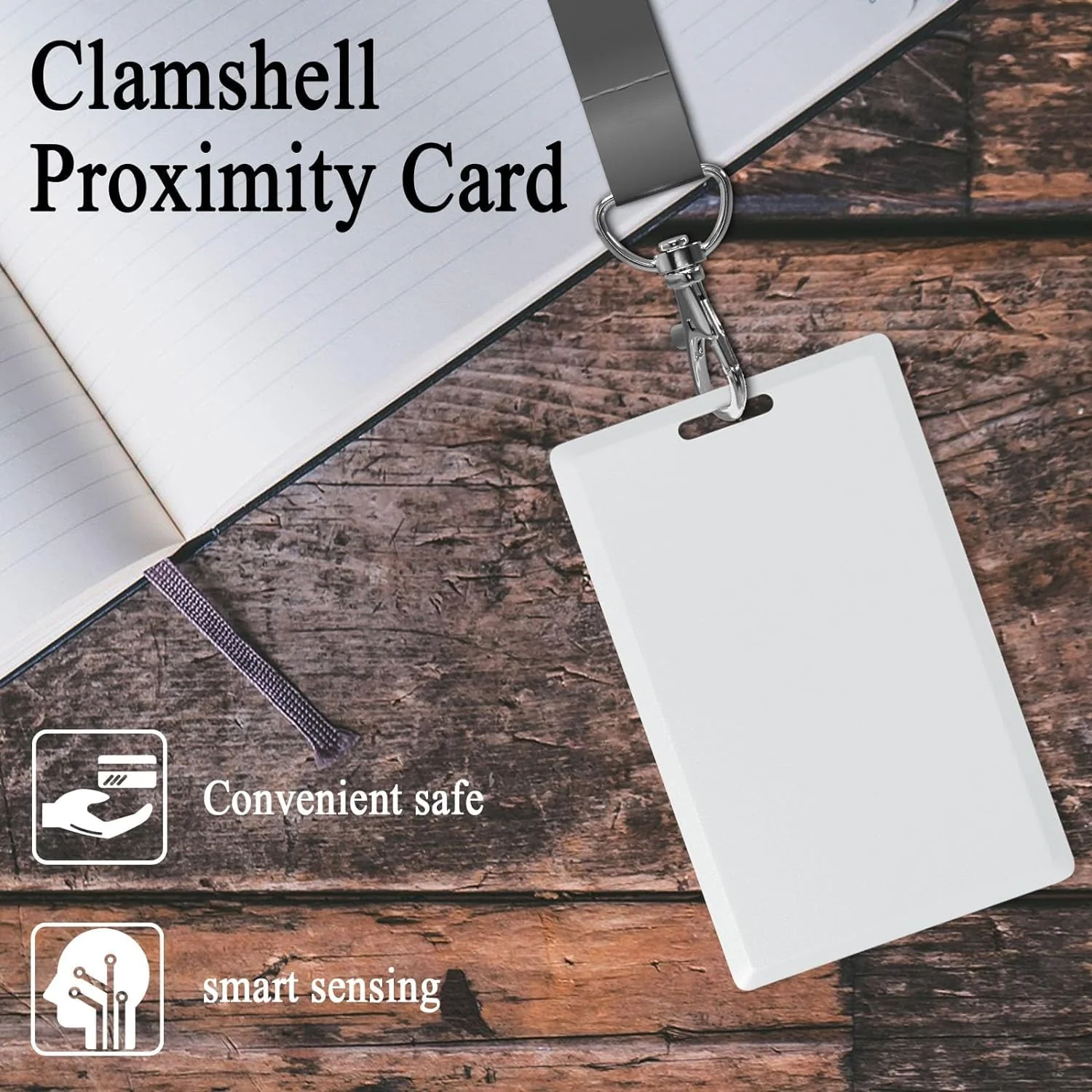 12 PCS T5577 Thick Smart Cards, Contactless 125khz RFID Rewritable Proximity Clamshell Weigand Prox Card, Compatible with 1386 1326 H10301 Format Readers and Keyless Entry Access Control Systems 12 PCS - Image 7