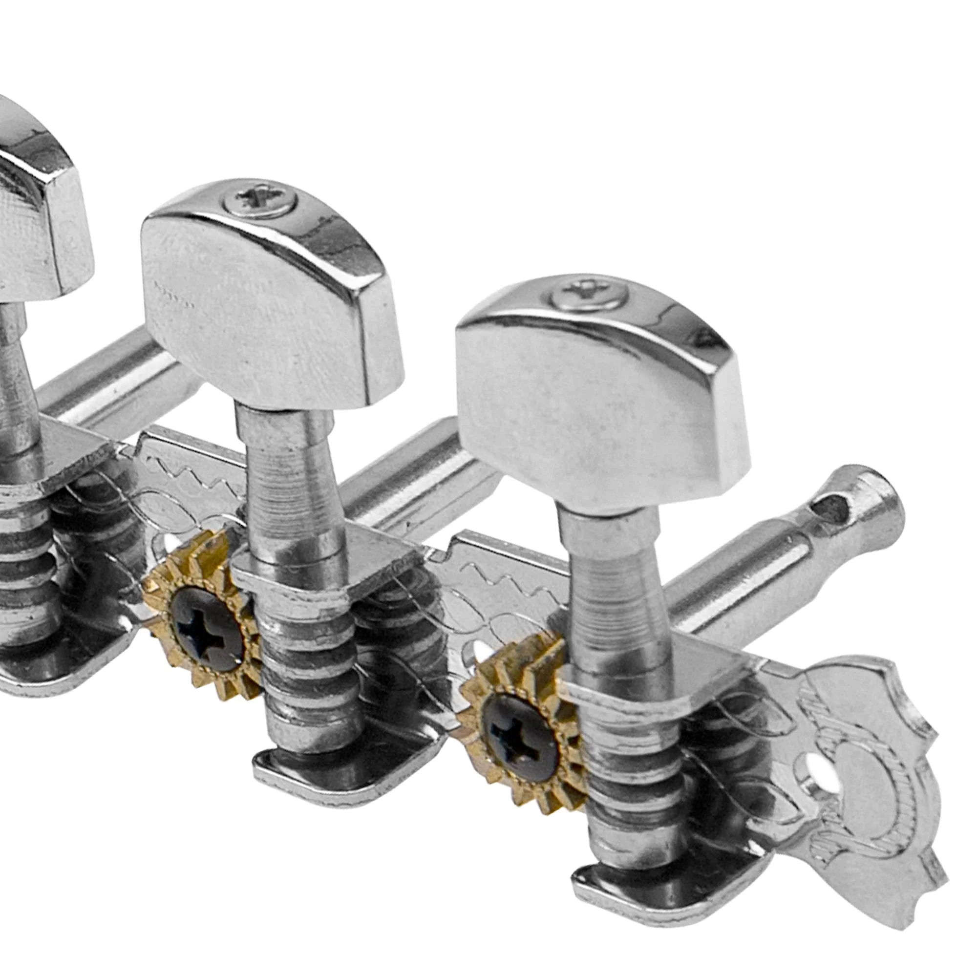 12 String Guitar Metal Tuning Pegs Machine Heads Tuning Keys 6R6L Tuners 1:14 Compatible with 12 String Acoustic Guitars Chrome Plated - Image 5