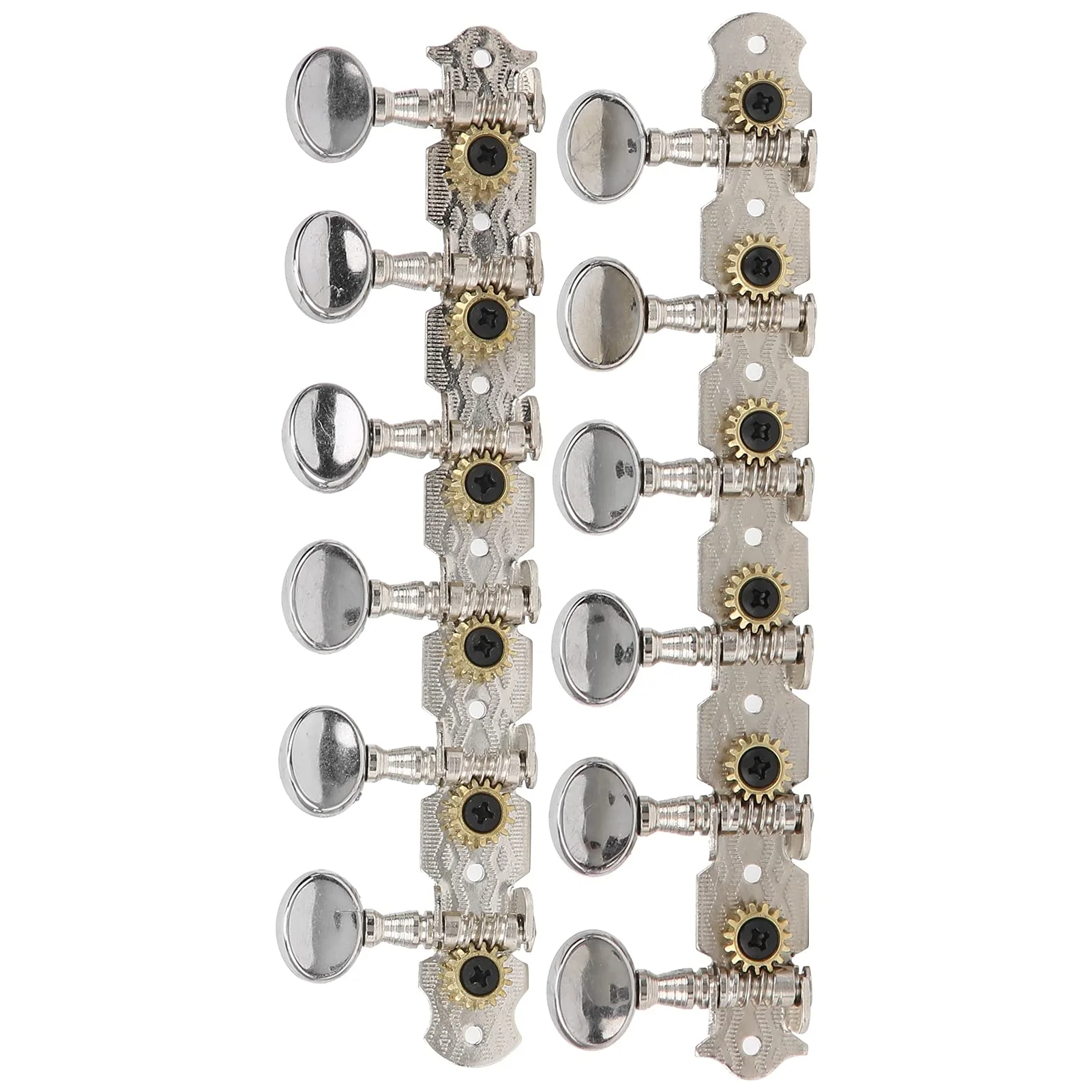 12 String Guitar Tuning Pegs Zinc Alloy Machine Heads for Acoustic Guitar 6L6R Replacement Tuners Folk Classical Instrument Set - Image 9