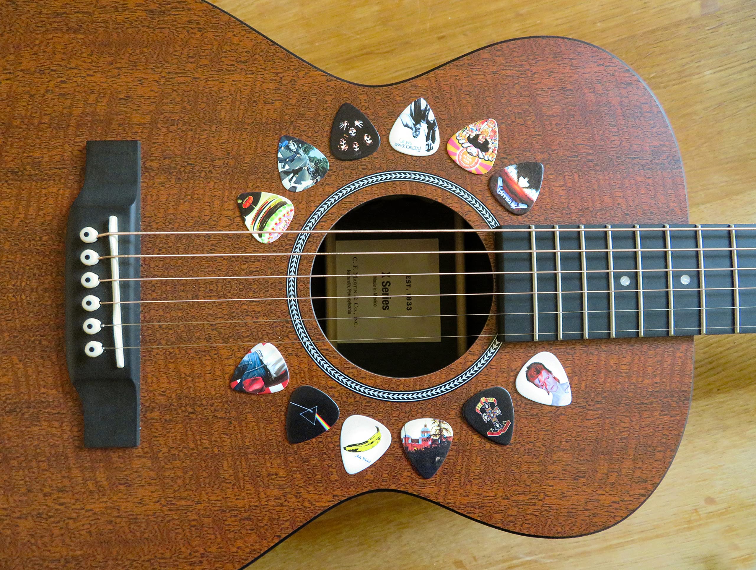 12 x Classic Albums Guitar Pick Set. Guitar Plectrums For Every Guitarist. Double Sided Printing. Picks Sized 0.46, 0.71, 0.81, 0.88, 0.96 And 1.2 mm Included (Set 1) - Image 5