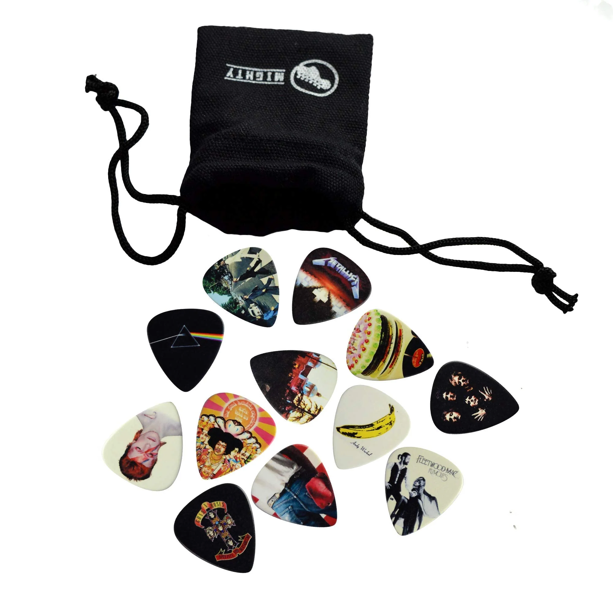 12 x Classic Albums Guitar Pick Set. Guitar Plectrums For Every Guitarist. Double Sided Printing. Picks Sized 0.46, 0.71, 0.81, 0.88, 0.96 And 1.2 mm Included (Set 1) - Image 7