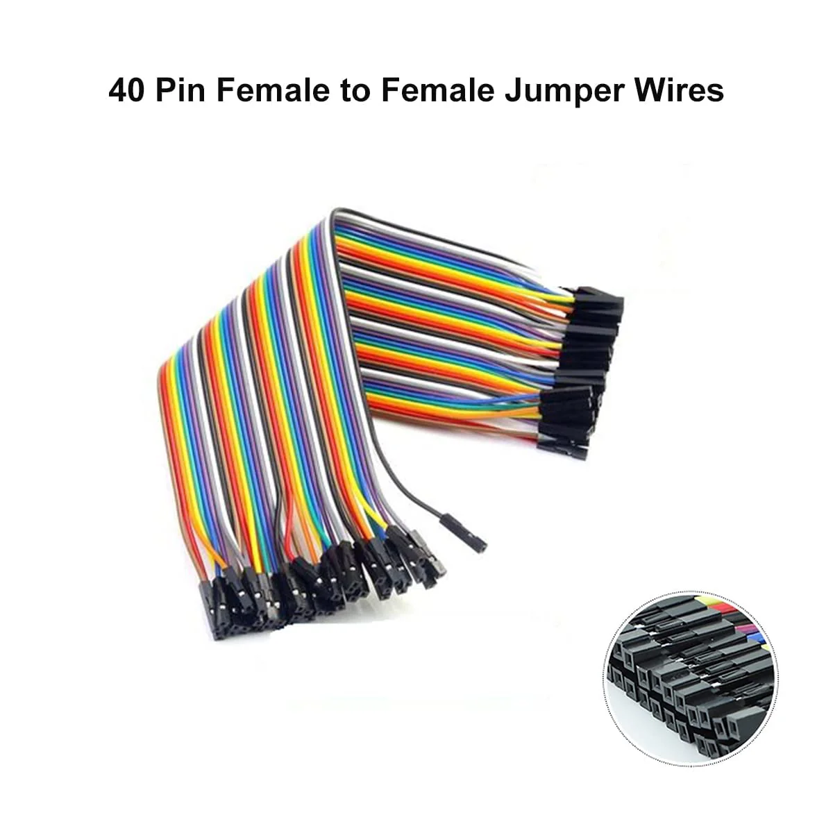 120 Pin Dupont Jumper Wires, 20 cm Wire Length (40Pin Male to Female, 40Pin Male to Male, 40 Pin Female to Female), with Arduino and Raspberry Pi Projects (Set of 3) 1 Pack (Set of 3) - Image 5