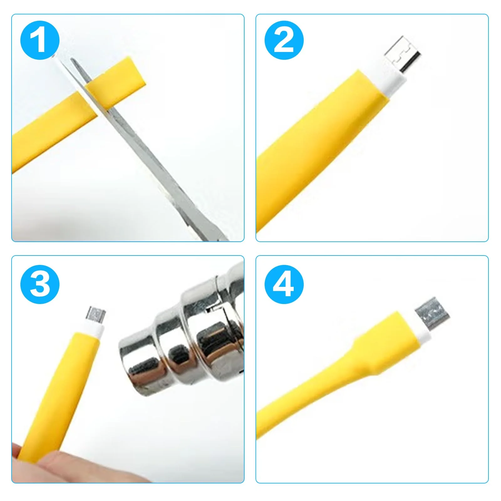 1250 Piece Heat Shrink Tube Set, Heat Shrink Tubing, 2:1 Ratio Insulation Hose, Heat Shrink Tube Assortment, Electrical Wire Cable, Heat Shrink Tube Kit, for Insulating & Repairing Cables - Image 5