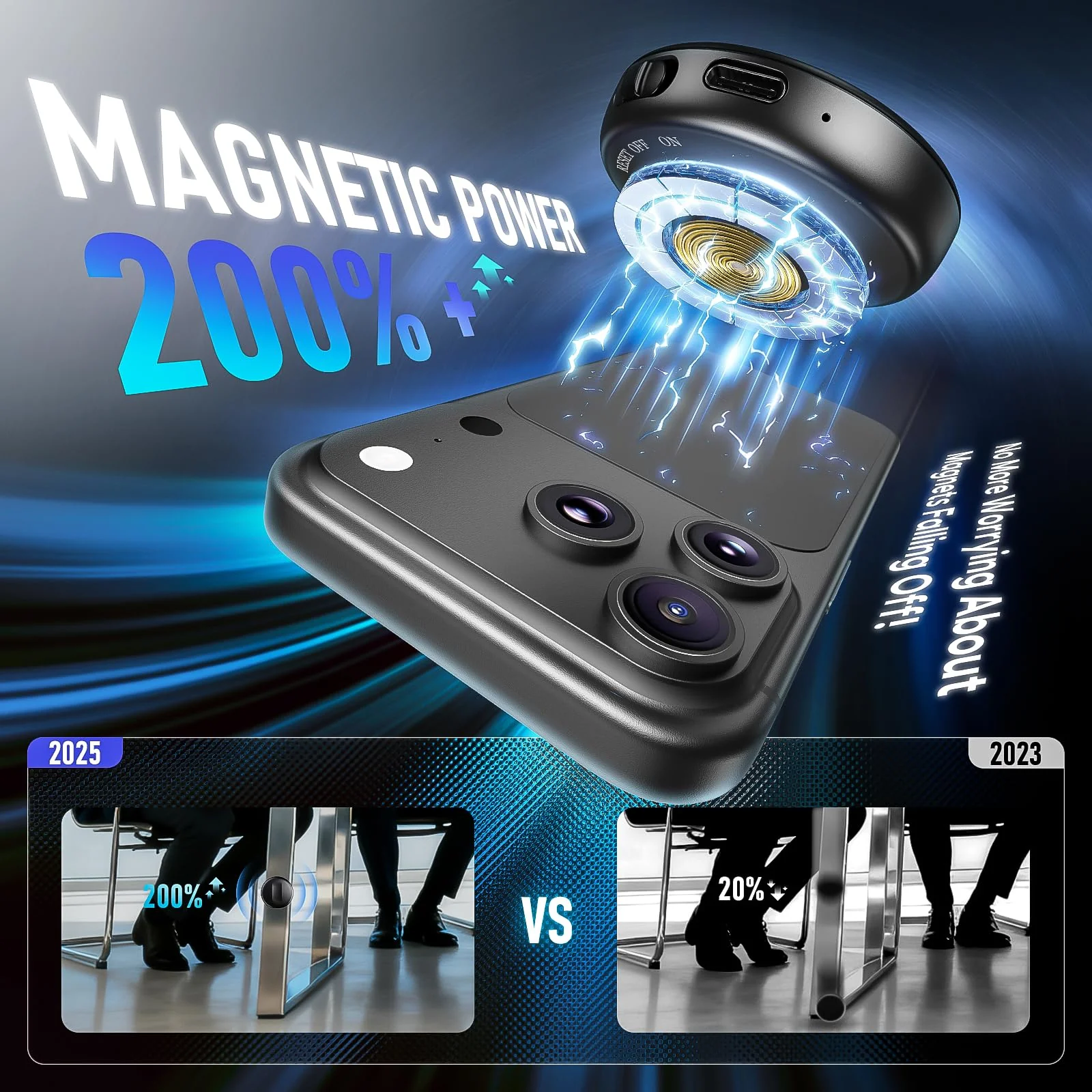 128GB Natesukii Magnetic Voice Activated Recorder - 9800Hrs Recording Device with Al-Intelligent Triple Noise Reduction Portable Dictaphone Digital Voice Recorder with Playback for Lecture Meeting 128GB - Image 3