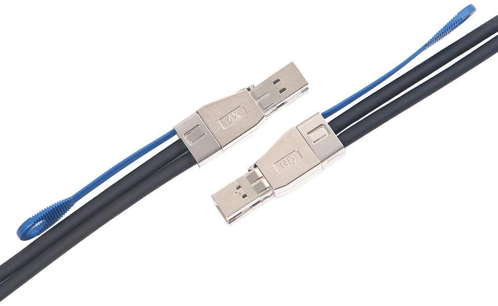 12G Mini SAS HD SFF-8644 to SFF-8644 SAS3.0 Cable for Hard Disk Server, SAN, Raid Card, 100-Ohm, 0.5-m(1.6ft) 0.5m 1 - Image 2