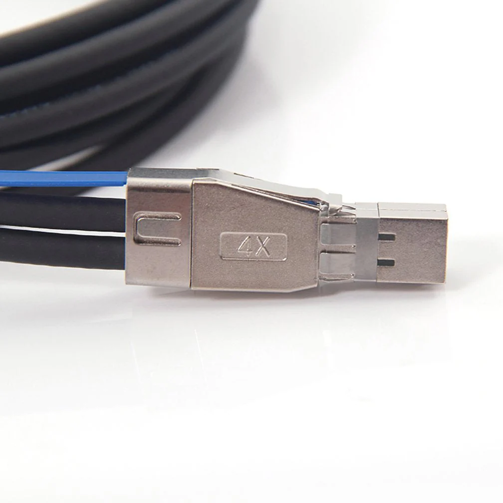 12G Mini SAS HD SFF-8644 to SFF-8644 SAS3.0 Cable, for Hard Disk Server, SAN, Raid Card, 100-Ohm, 1-m(3.3ft) 1m - Image 5