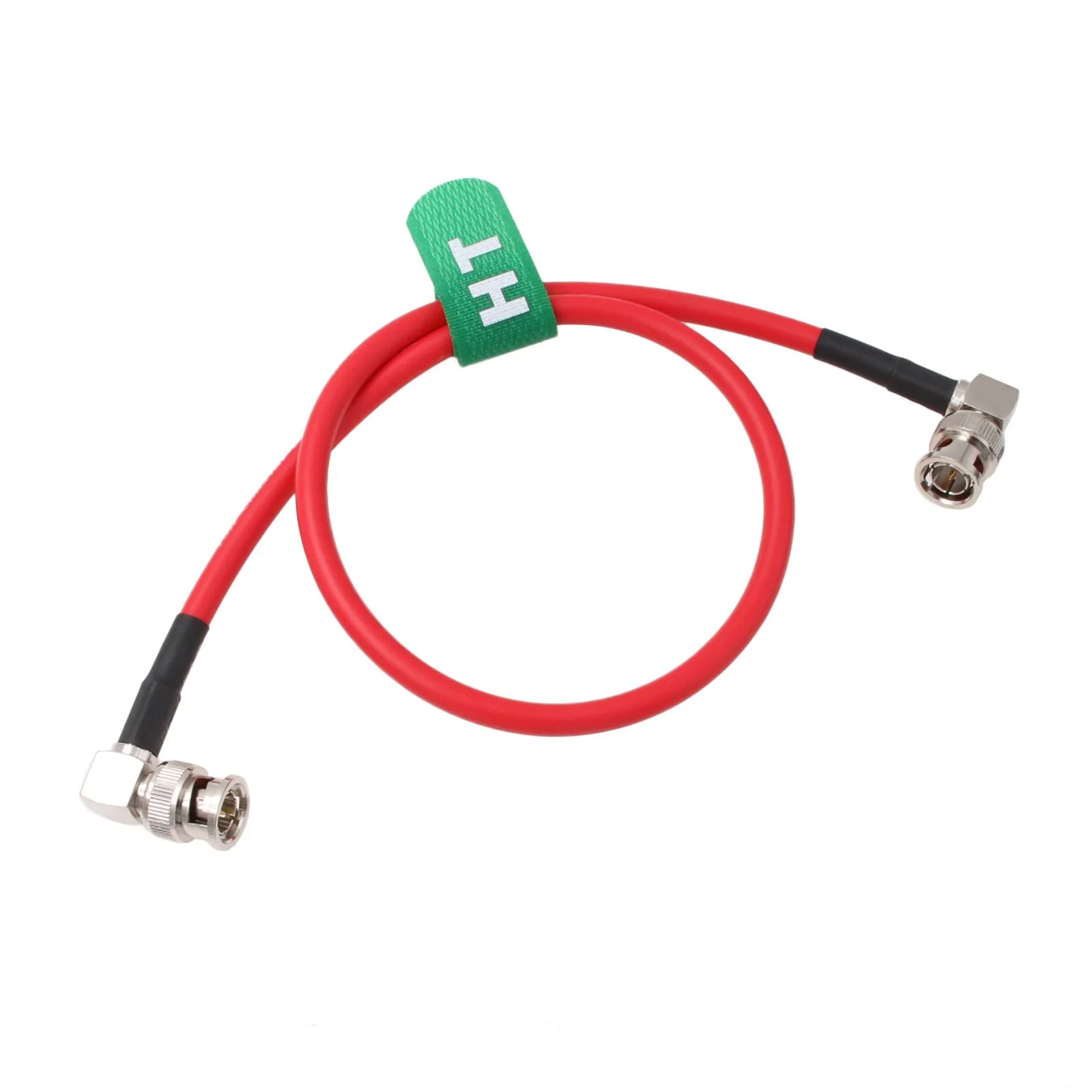 12G SDI Raw 4K 60p Video Cable Right Angle BNC Coaxial Shielded for Sony FS7 FX9 FX6 Alexa DSMC2 Camera Blackmagic SmallHD Atomos Monitor (50cm, Red) - Image 5
