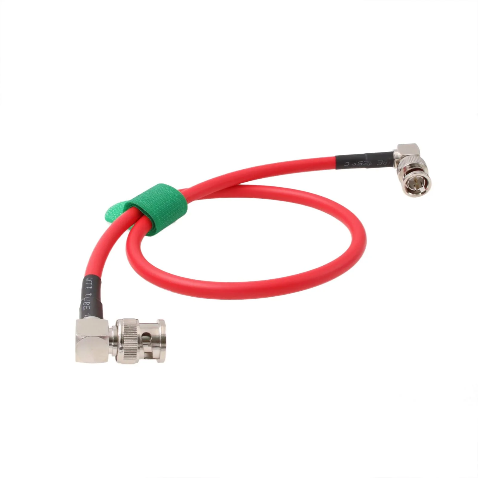 12G SDI Raw 4K 60p Video Cable Right Angle BNC Coaxial Shielded for Sony FS7 FX9 FX6 Alexa DSMC2 Camera Blackmagic SmallHD Atomos Monitor (50cm, Red) - Image 6
