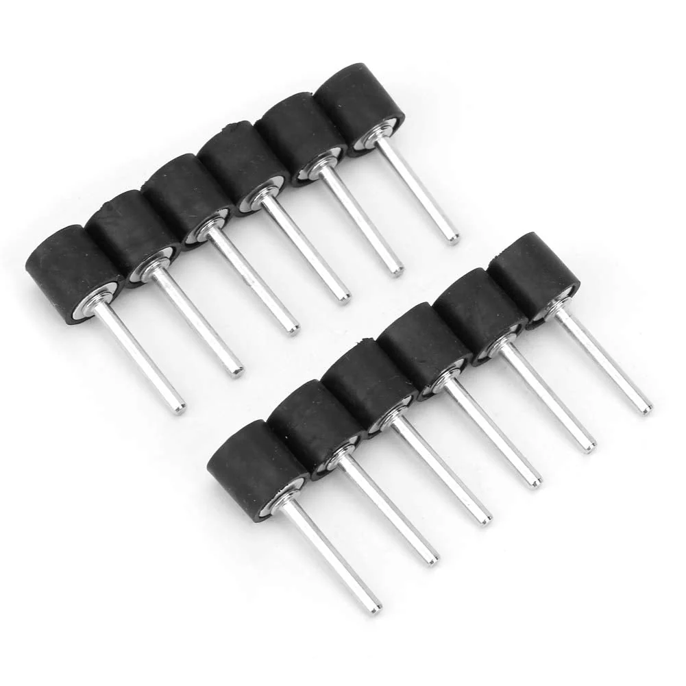 12pcs Drum Rubber Stand Sleeve Iron Polishing Grinding Drum Holder Rubber Mandrel 1/8" Shank Grinding Sleeve for Electric Rotary Tool Attachments - Image 6