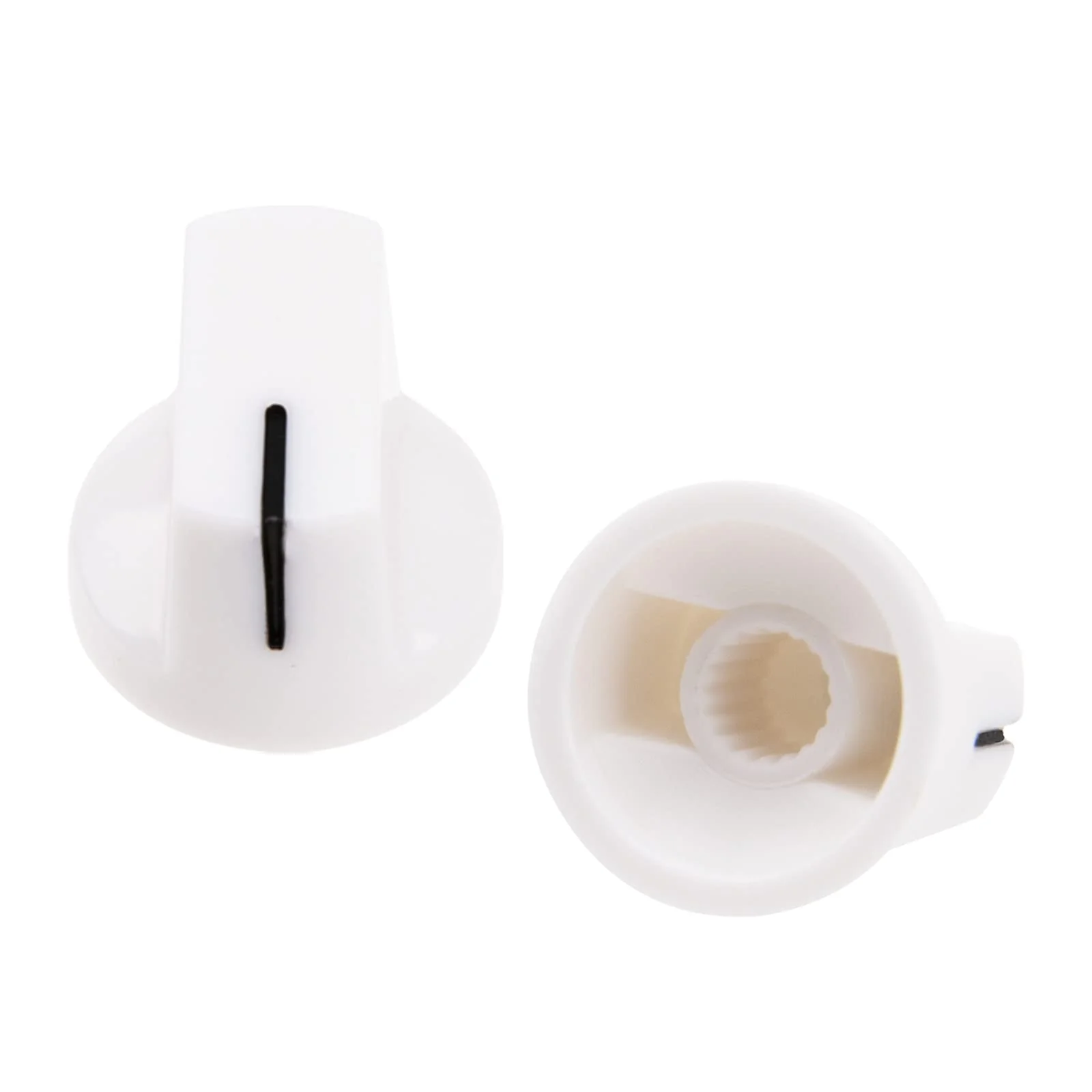 12Pcs Guitar AMP Effect Pedal Knobs Pointer Control Knobs Compatible with Guitar Parts (White) - Image 4