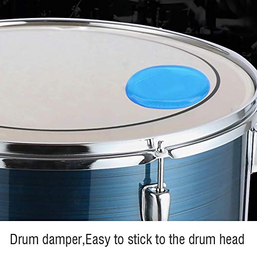 12Pcs Silicone Drum Dampeners Gel Pads,Drum Damper for Drums Tone Control - Image 3