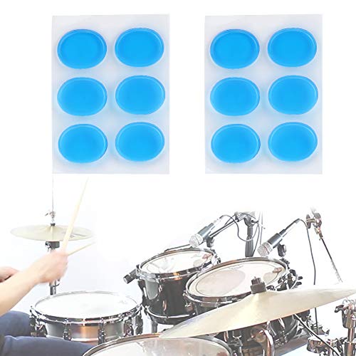 12Pcs Silicone Drum Dampeners Gel Pads,Drum Damper for Drums Tone Control - Image 8