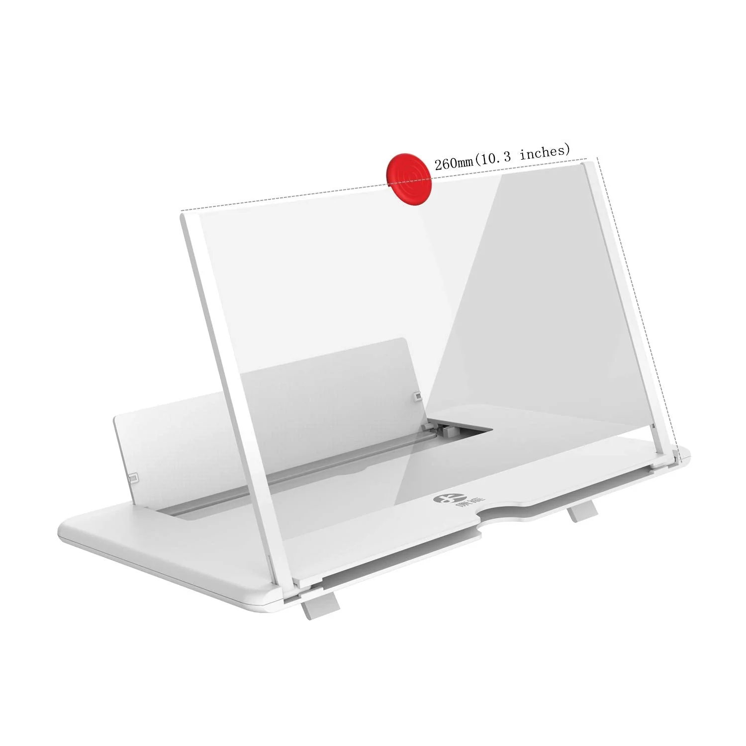 12"Screen Magnifier Cell Phone 3D HD Movie Video Amplifier with Foldable Holder Stand for iPhone X/8/8 Plus/7/7 Plus/6/6s/6 Plus/6s Plus and All other Smart Phones.A Smart Gift For Family Screen Magnifier - Image 7
