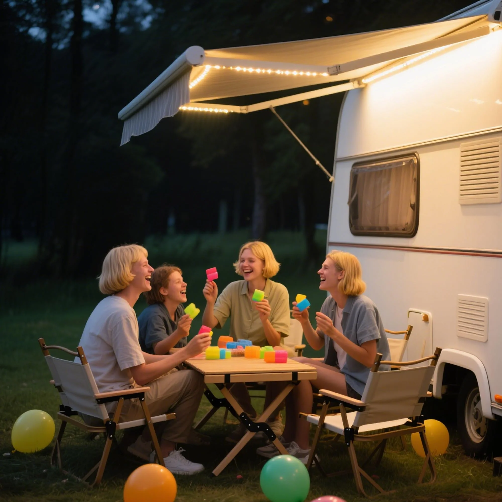 12V 4ft Led Light Strip Dimmable Camping Awning Light with 140 SMD 2835 LED Chips Cabinet Lights, Rv Accessories Waterproof IP67 Multi-Functional Use for Car Tent, Camper Motorhome White/1 set - Image 8