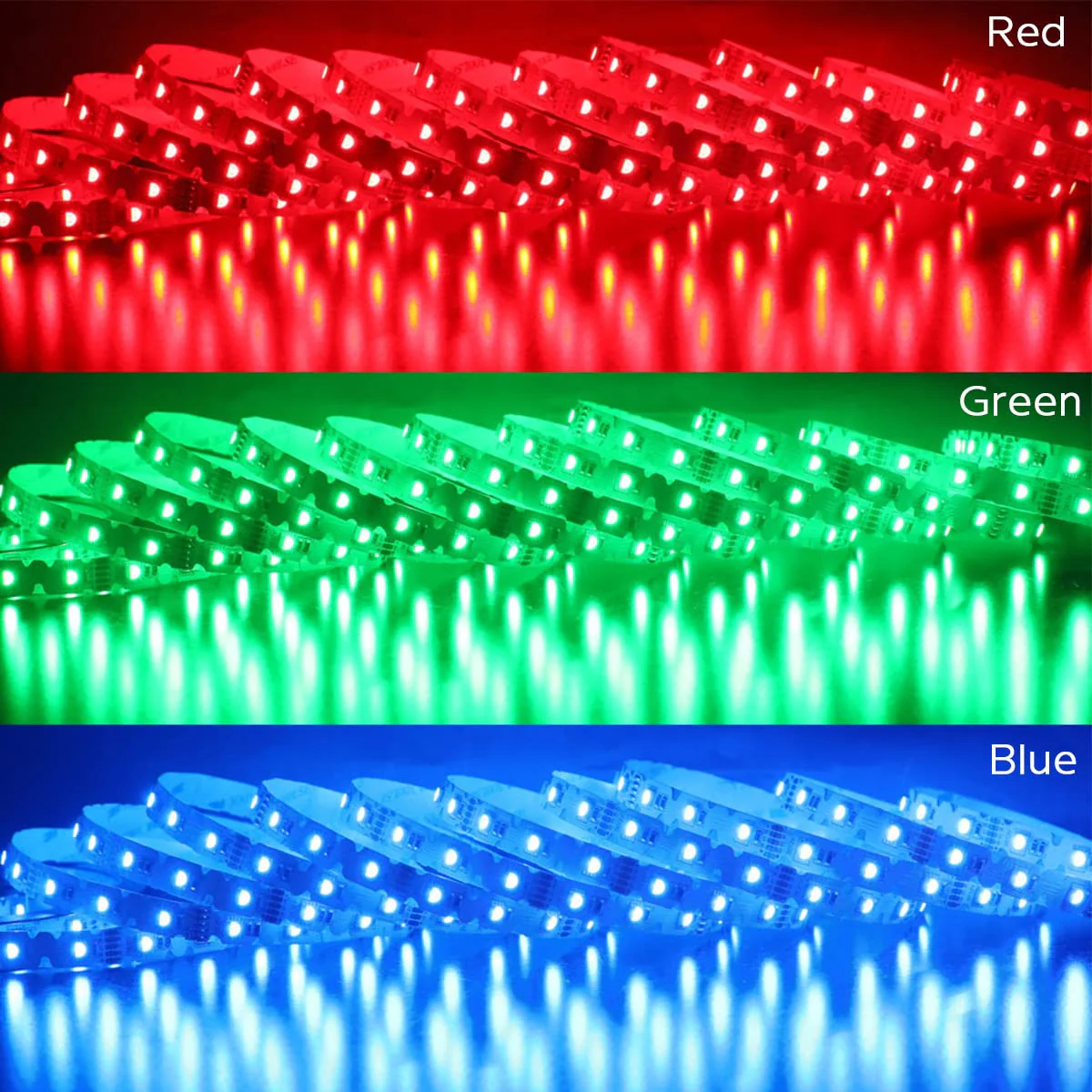 12V 4in1 RGBW LED Strip Lights 360° Bending S Shape RGB+6000K Daylight 16.4ft 240LEDs Dimmable RGBW Color Changing LED Light Strips for DIY Letters Irregular Lighting (RGB+6000K) - Image 5