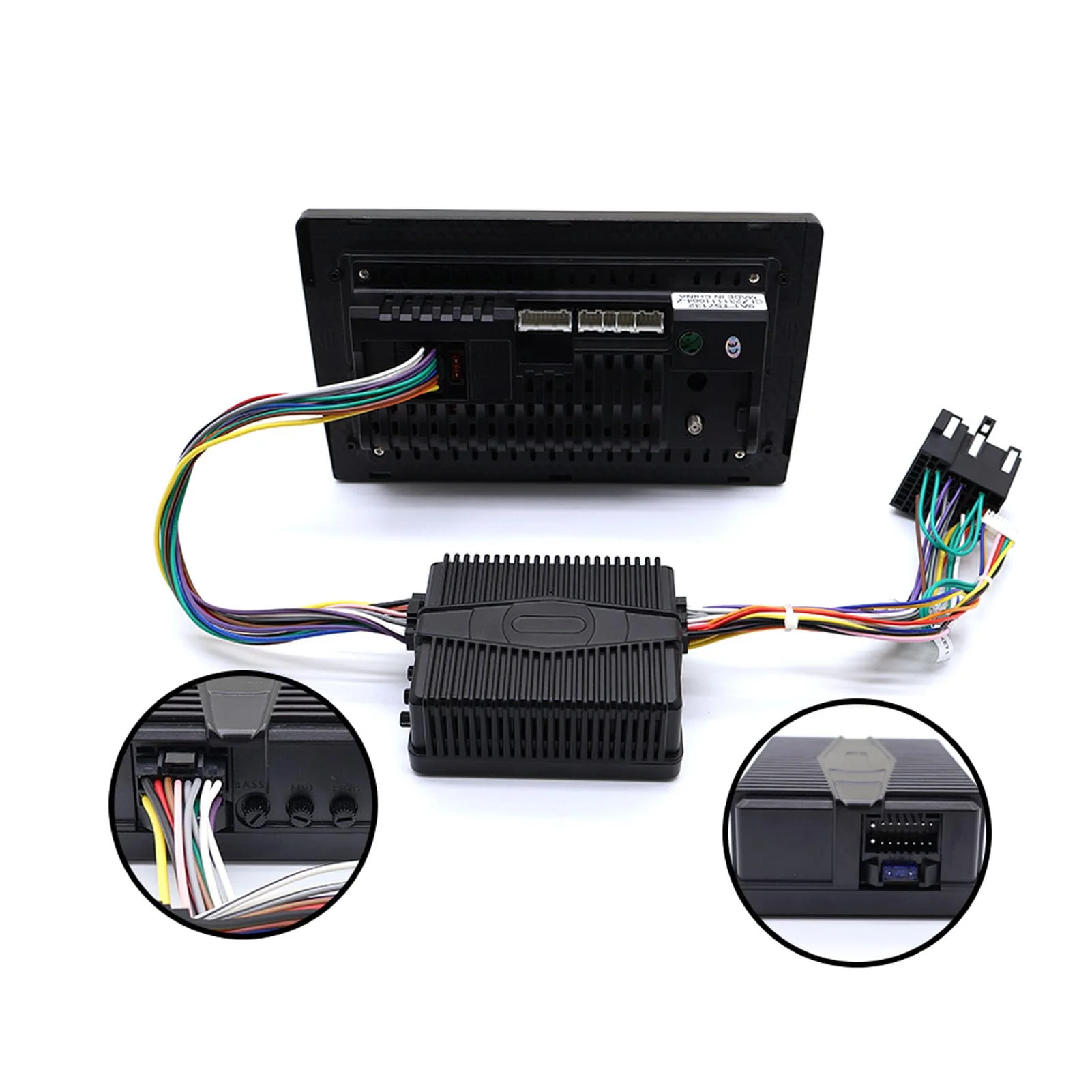 12V Car DAP Amplifier, 4 X 60W Power 4 Channels Clear Sound Quality Car Amplifier for Android Car Radio - Image 4