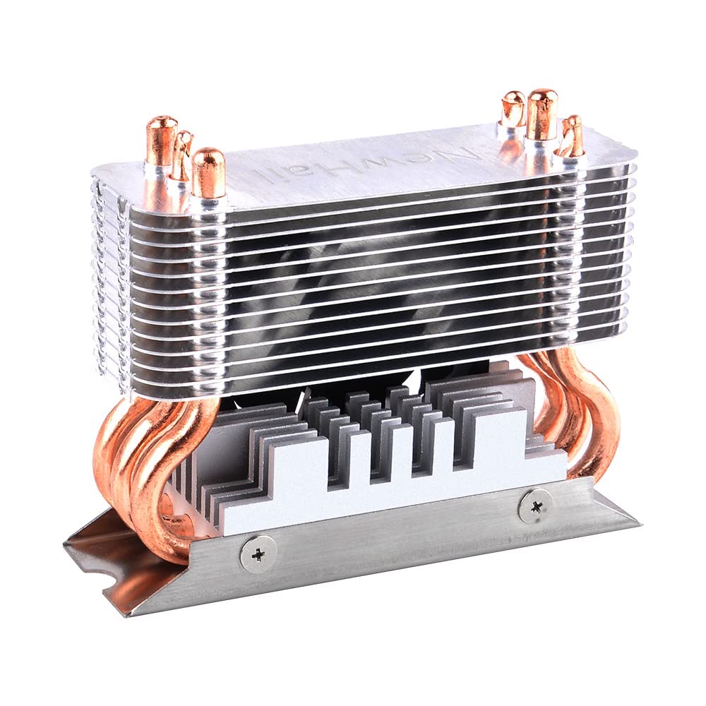 12V M.2 2280 SSD Heatsink with 40mm PWM Cooling Fan, Copper Heat Pipes and Thermal Pad, SSD Cooler for M.2 2280 NVMe & SATA SSD Only - Image 9