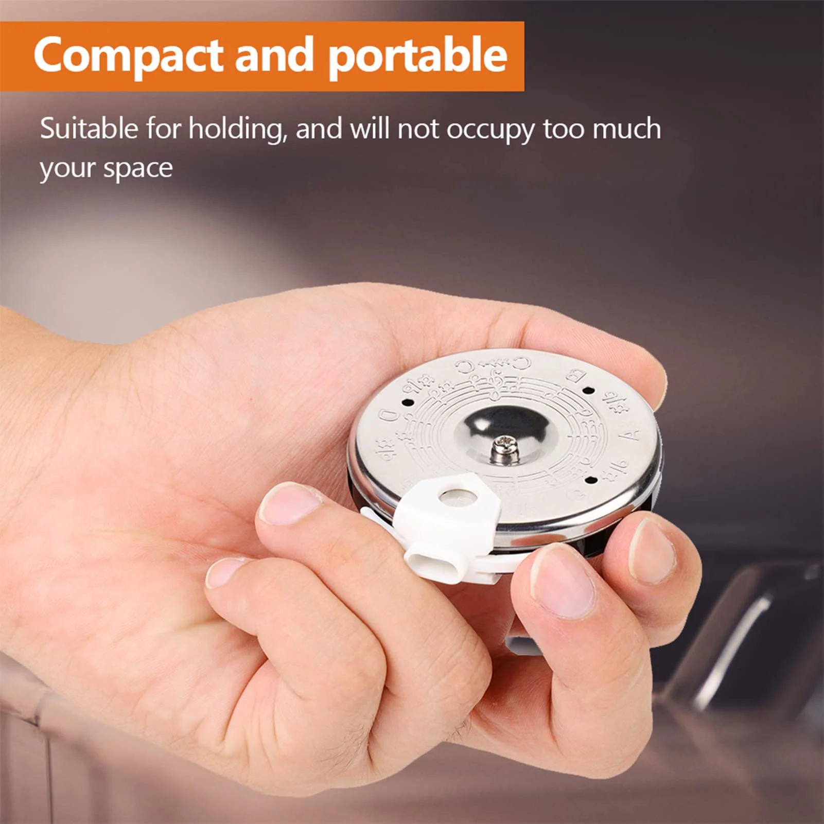 13 Tone Pitch Pipe, Sensitive Chromatic Pitch Pipe Tuner, with Storage Box, for Guitar Bass Violin Ukulele Chromatic Tuning - Image 2