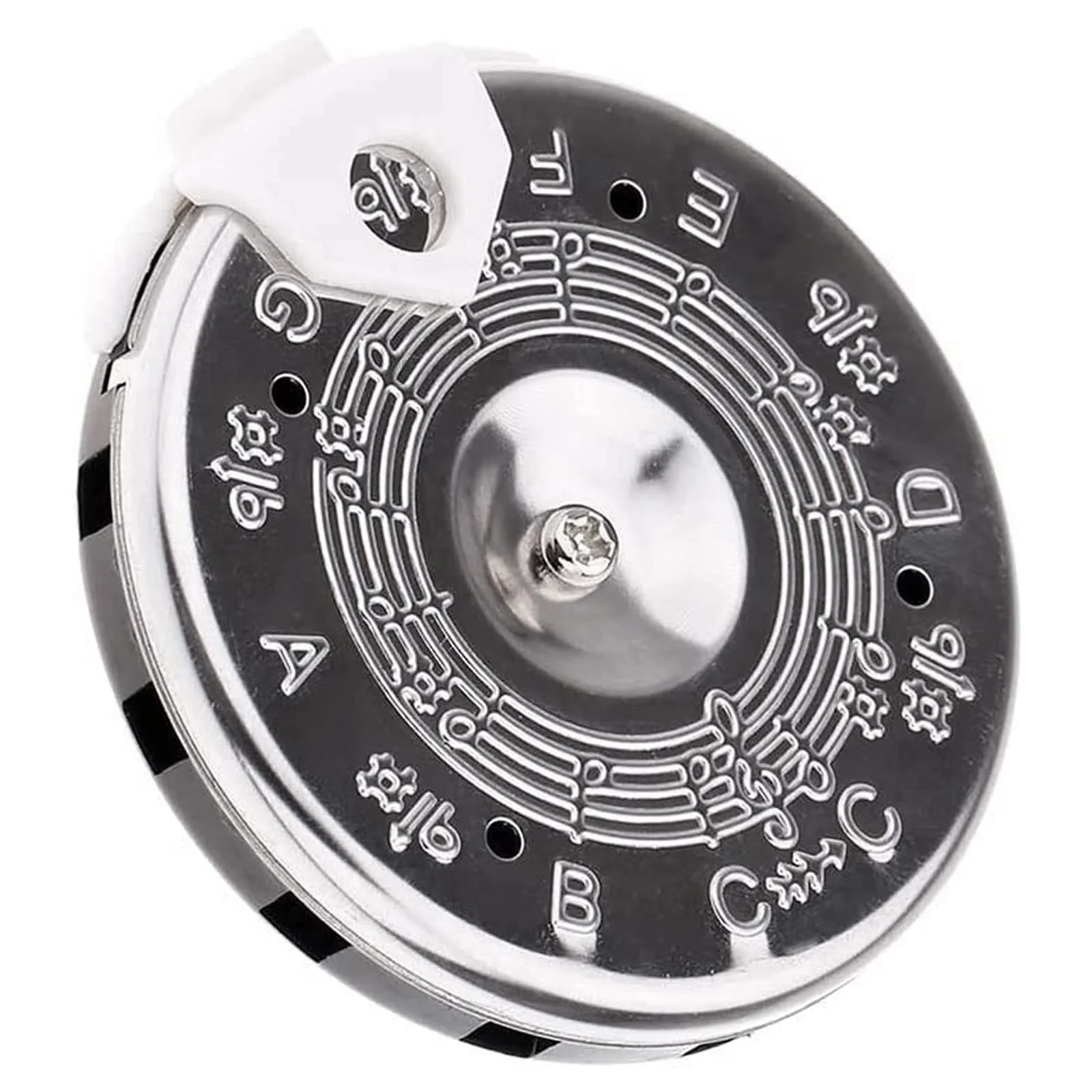 13 Tones Pitch Pipe Tuner C-C Note Selector Electric Guitar Tuner C-C Music Notes Instrument Tuning Device Easy to Use, Diameter 6.5cm, As Show - Image 5