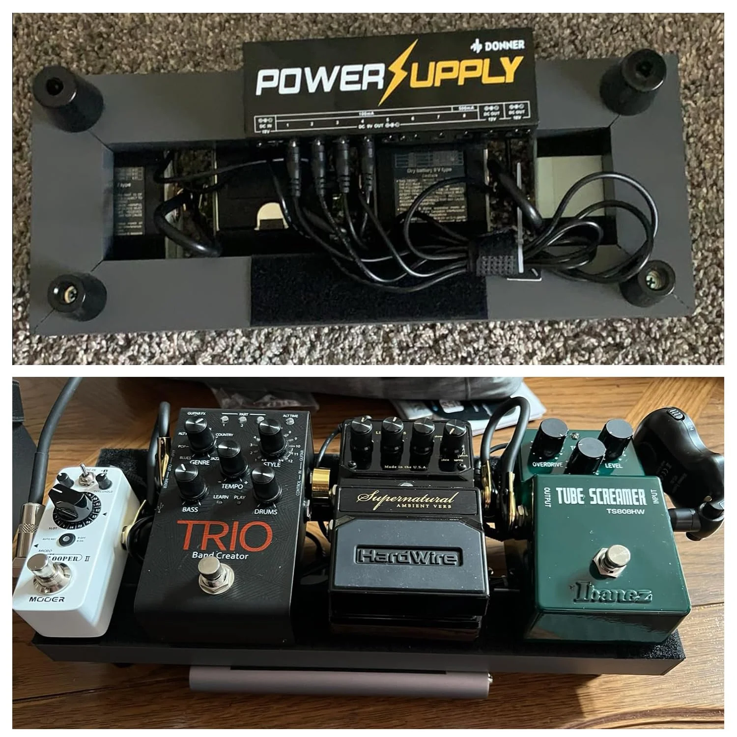 14'' x 5.5'' Aluminum Alloy Guitar Pedal Board 0.8lb Super Light Mini Effect Pedalboard with Carry Bag mini(14"x5.5") - Image 7