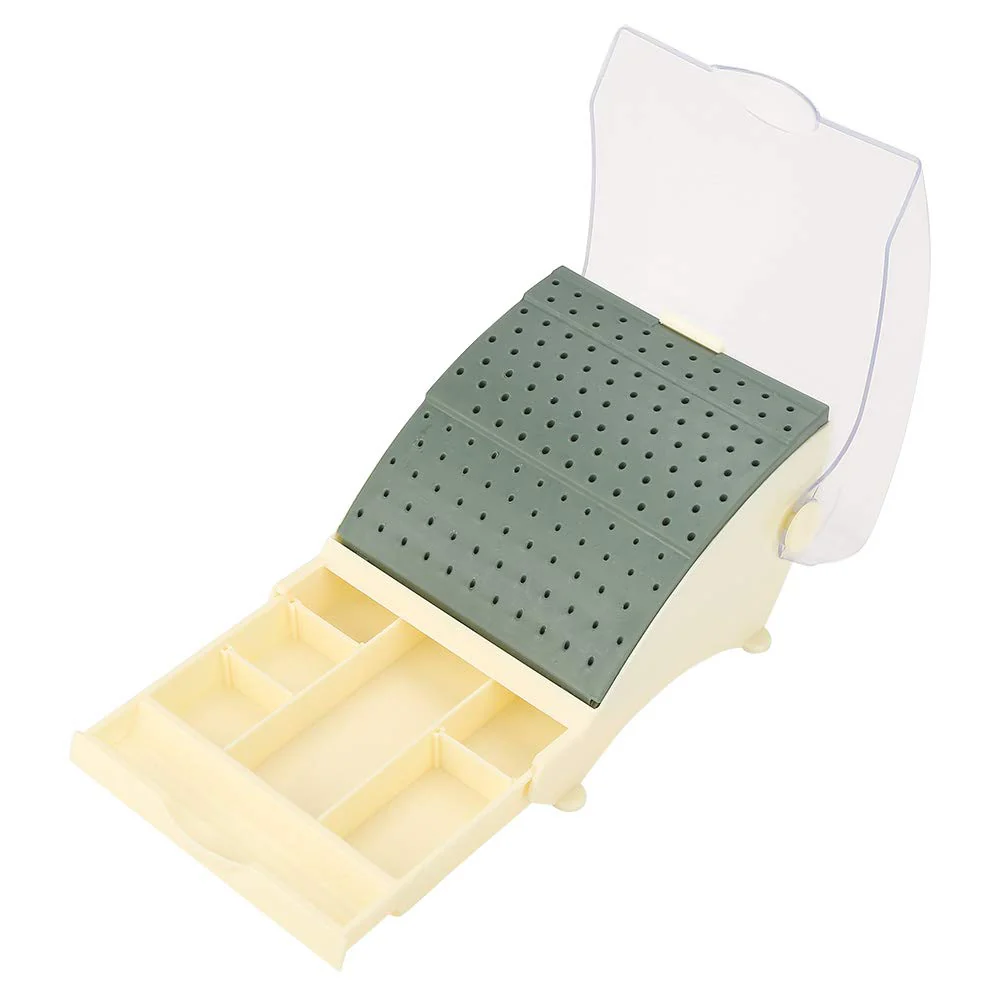 142 Holes Autoclavable Extendable Drawer Disinfectant Case Tooth Drill Holder Stand - Image 6