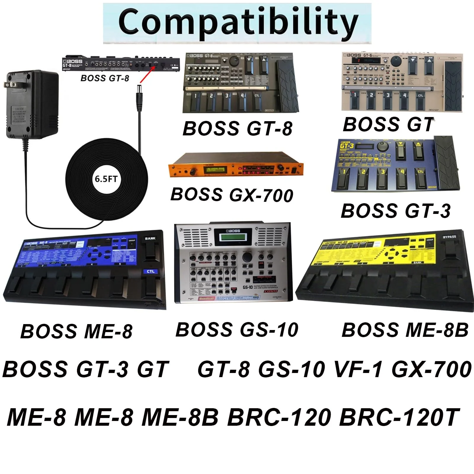 14VAC Adapter for Boss GT-3 GT-8 GS-10 VF-1 GX-700 SP-505 DR-770 ; Boss BRC-120 BRC120T,ME-8 ME-8B AF-70,GR-20,GR-33 Roland A41408DC Guitar Effects Processor PS Wall Home 14V Charger Mains PSU - Image 7