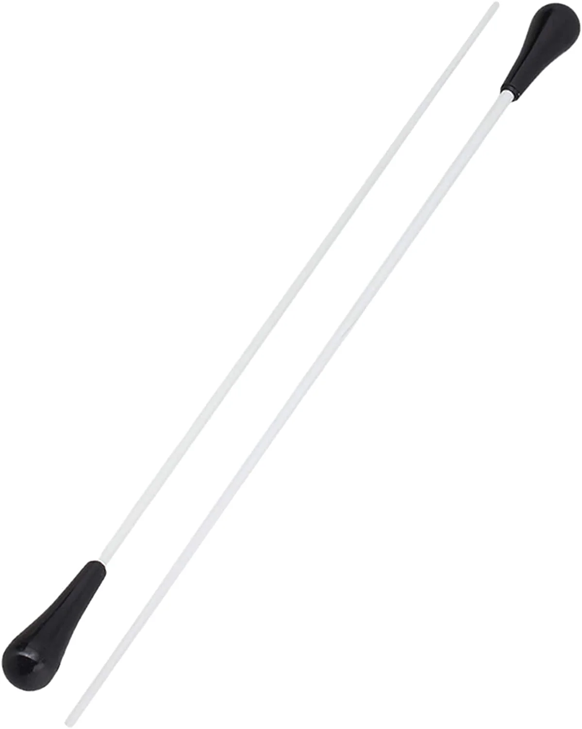 15 Inch Music Baton Orchestra Baton ABS Handle Music Conducting Baton Pack of 2 Black - Image 4