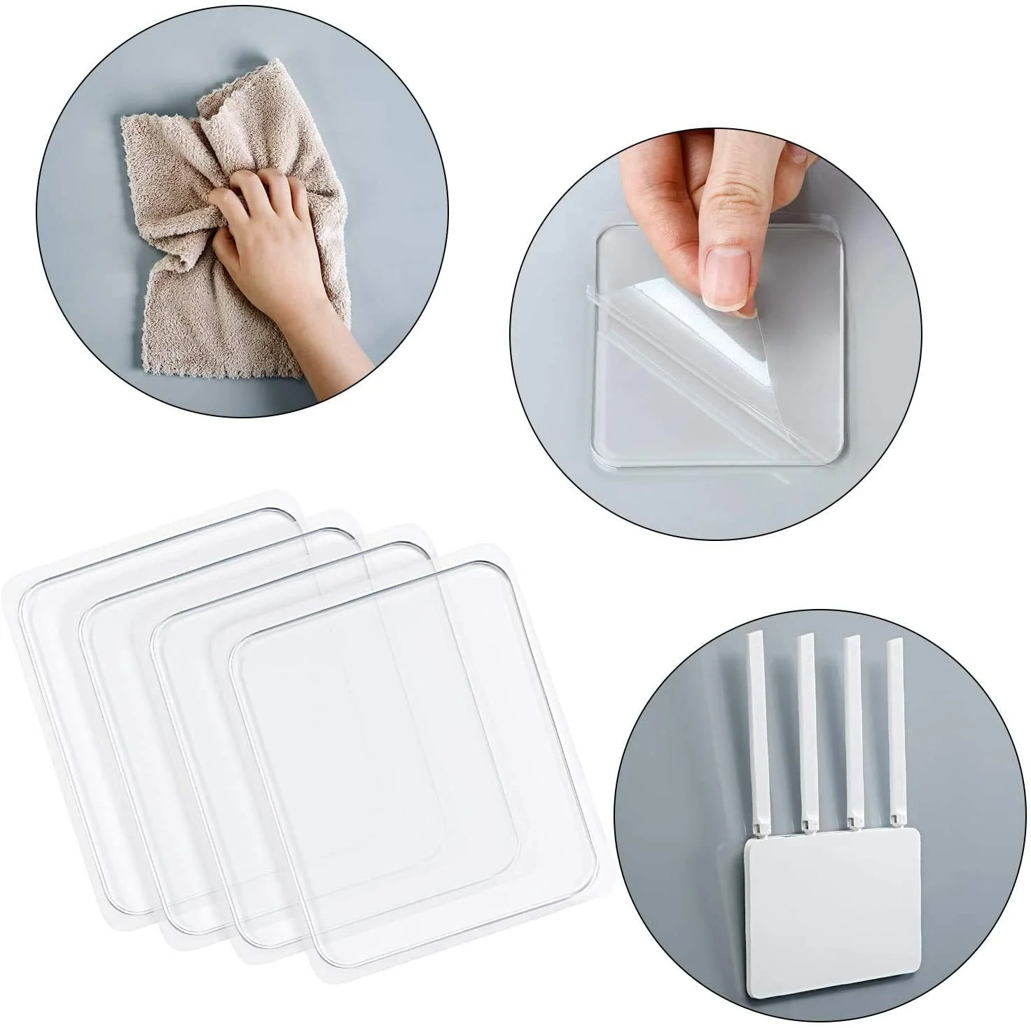 15 Pieces Sticky Gel Pads Silicone Sticky Pads Sticky Gripping Pads Anti-Slip Pads for Car Cell-Phone Office - Image 4