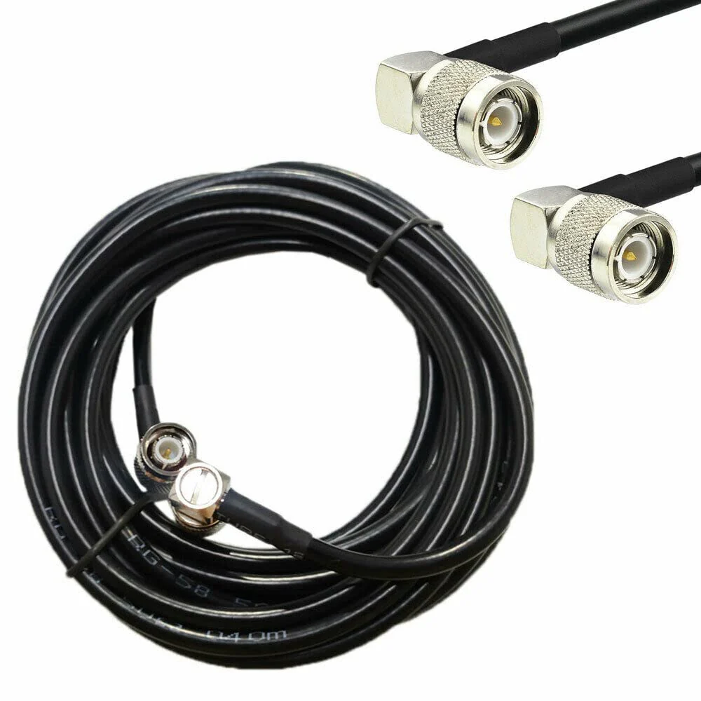 15FT 90° Ag Leader Antenna Cables for Trimble GPS EZ-Guide FMX TNC Male to Male - Image 4