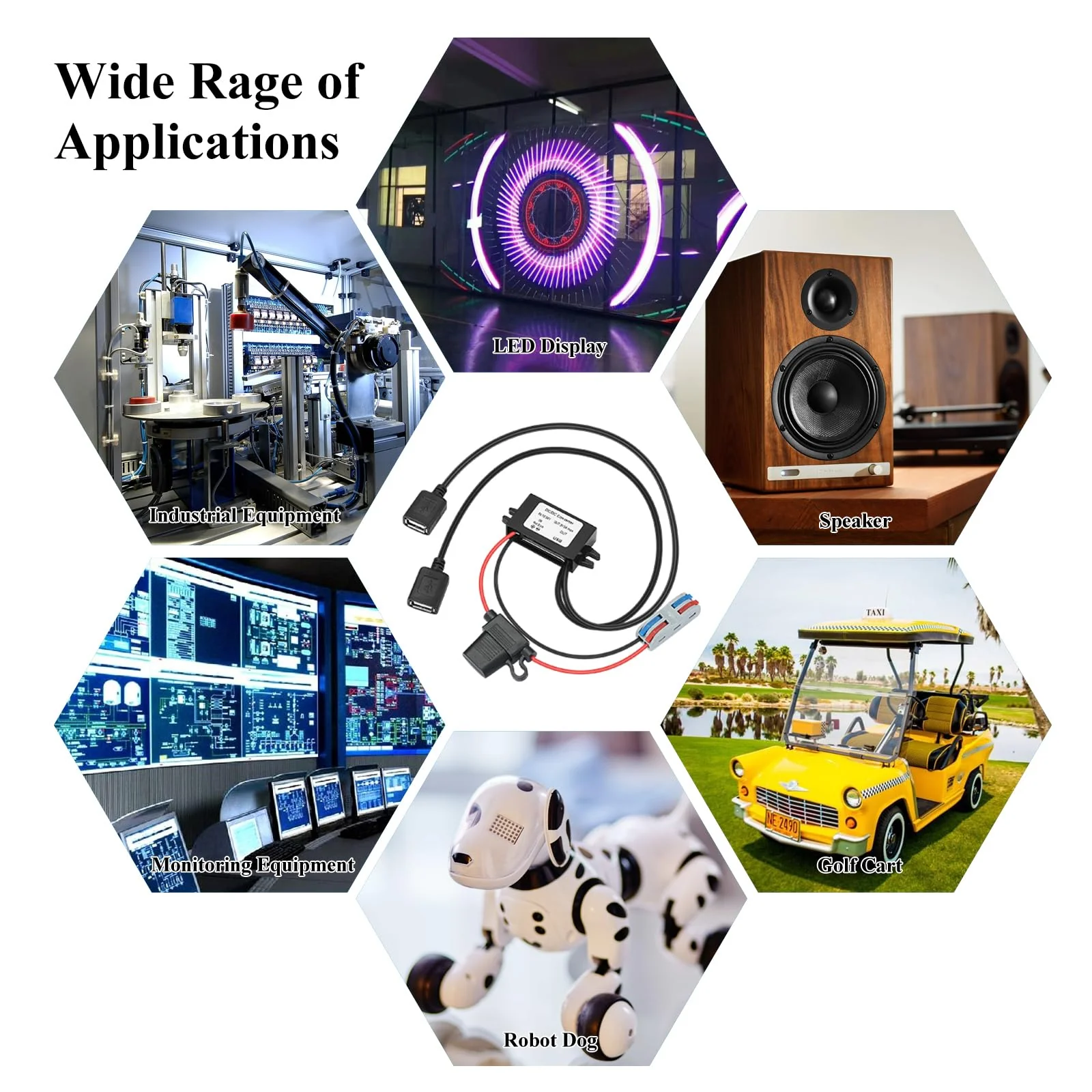 15W Dual USB Car Charger 8-32V to 5V 3A DC-DC Converter, Waterproof Voltage Regulator for Truck/RV/Boat/Heavy Equipment(CE Certified) Black 8-32V to 5V3A Dual USB - Image 8