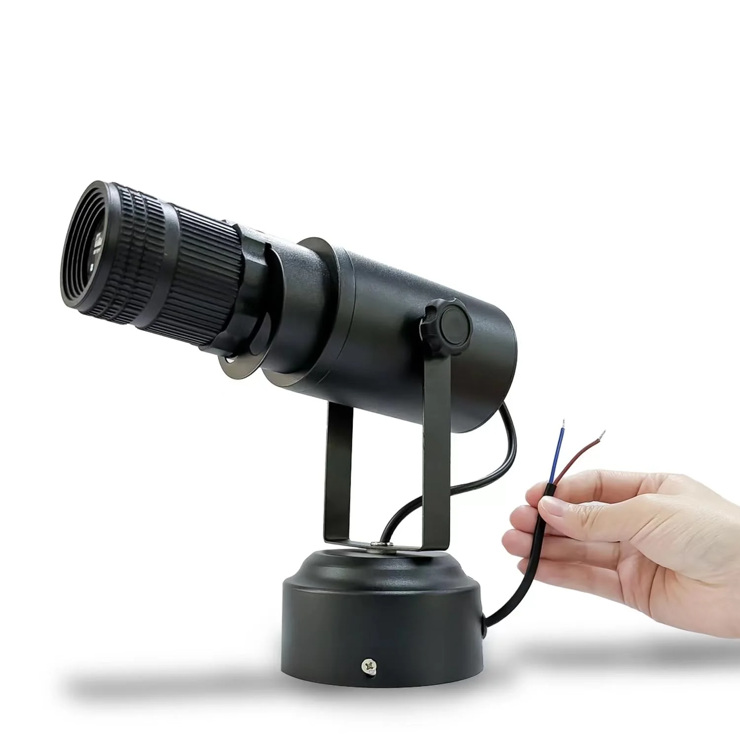 15W LED White Spot Light Led Pin Spot Manual Focus Length Adjustable with 4 Apertures, Aperture Size Adjustable(3000K) (3000k) 3000k - Image 2