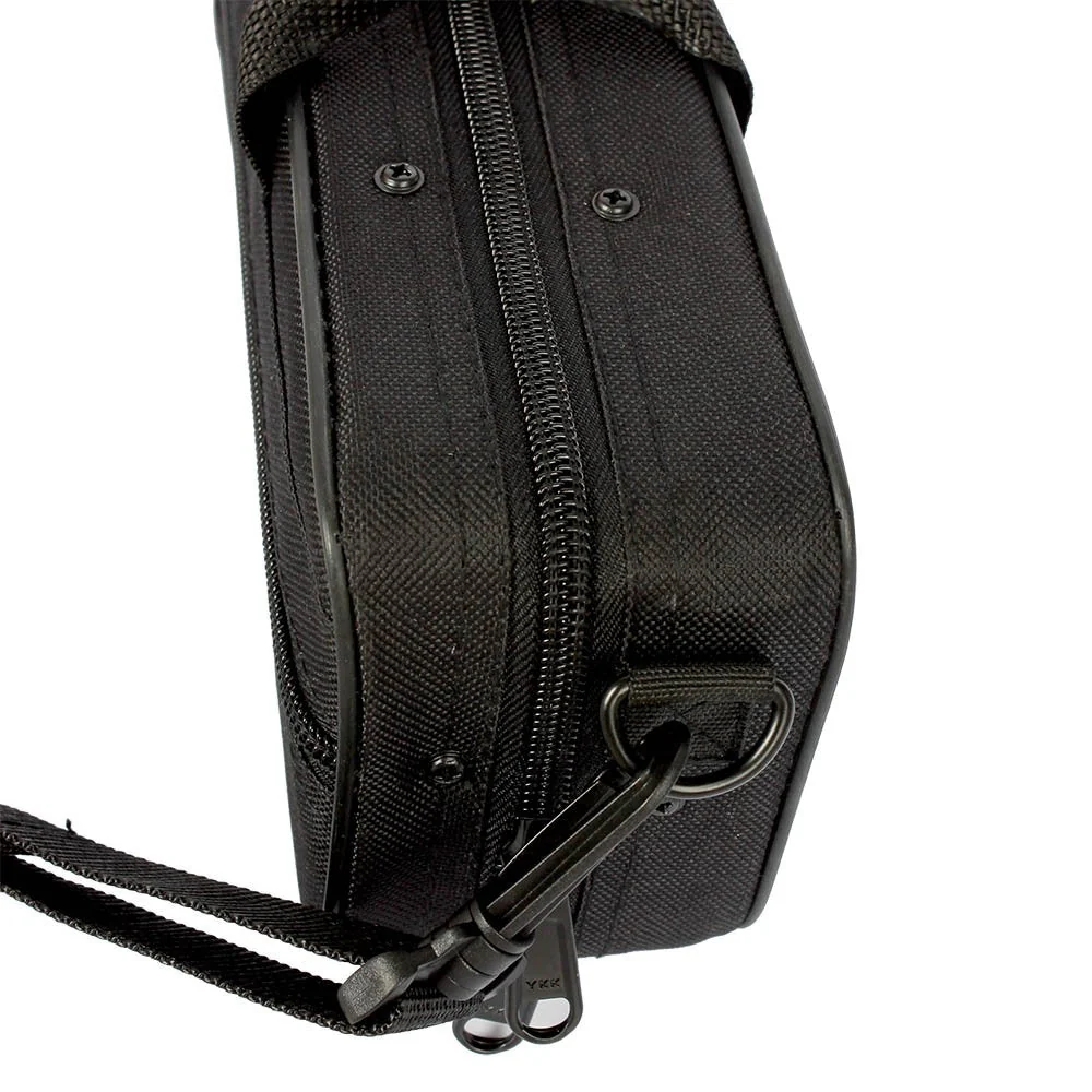 16 Holes C Flute Case Flute Bag Gig Bag Backpack Box Water-resistant 600D Foam Cotton Padding with Adjustable Single Shoulder Strap - Image 3
