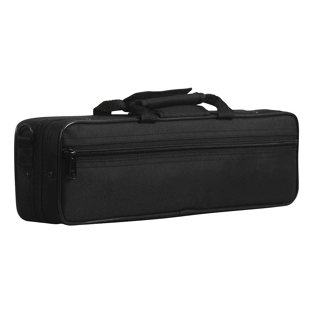 16 Holes C Flute Case Flute Bag Gig Bag Backpack Box Water-resistant 600D Foam Cotton Padding with Adjustable Single Shoulder Strap - Image 4