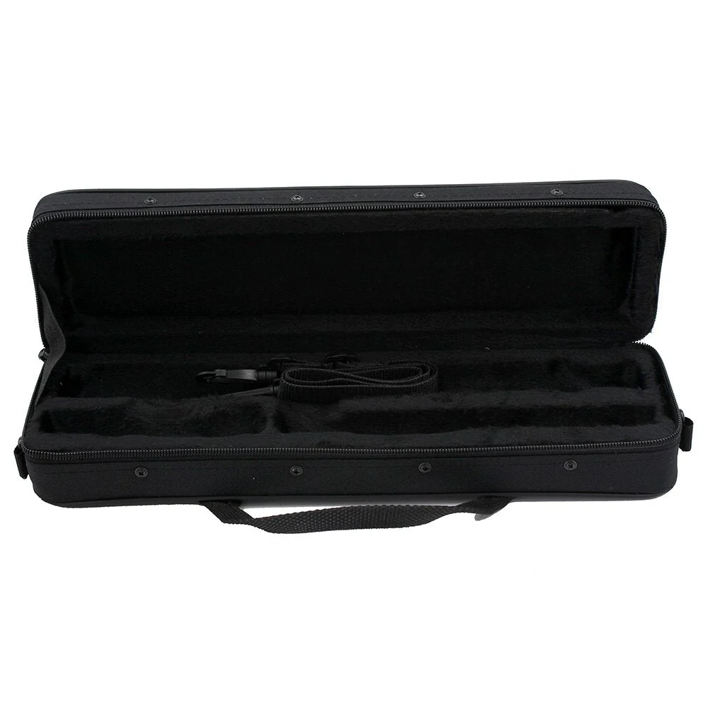 16 Holes C Flute Case Flute Bag Gig Bag Backpack Box Water-resistant 600D Foam Cotton Padding with Adjustable Single Shoulder Strap - Image 5