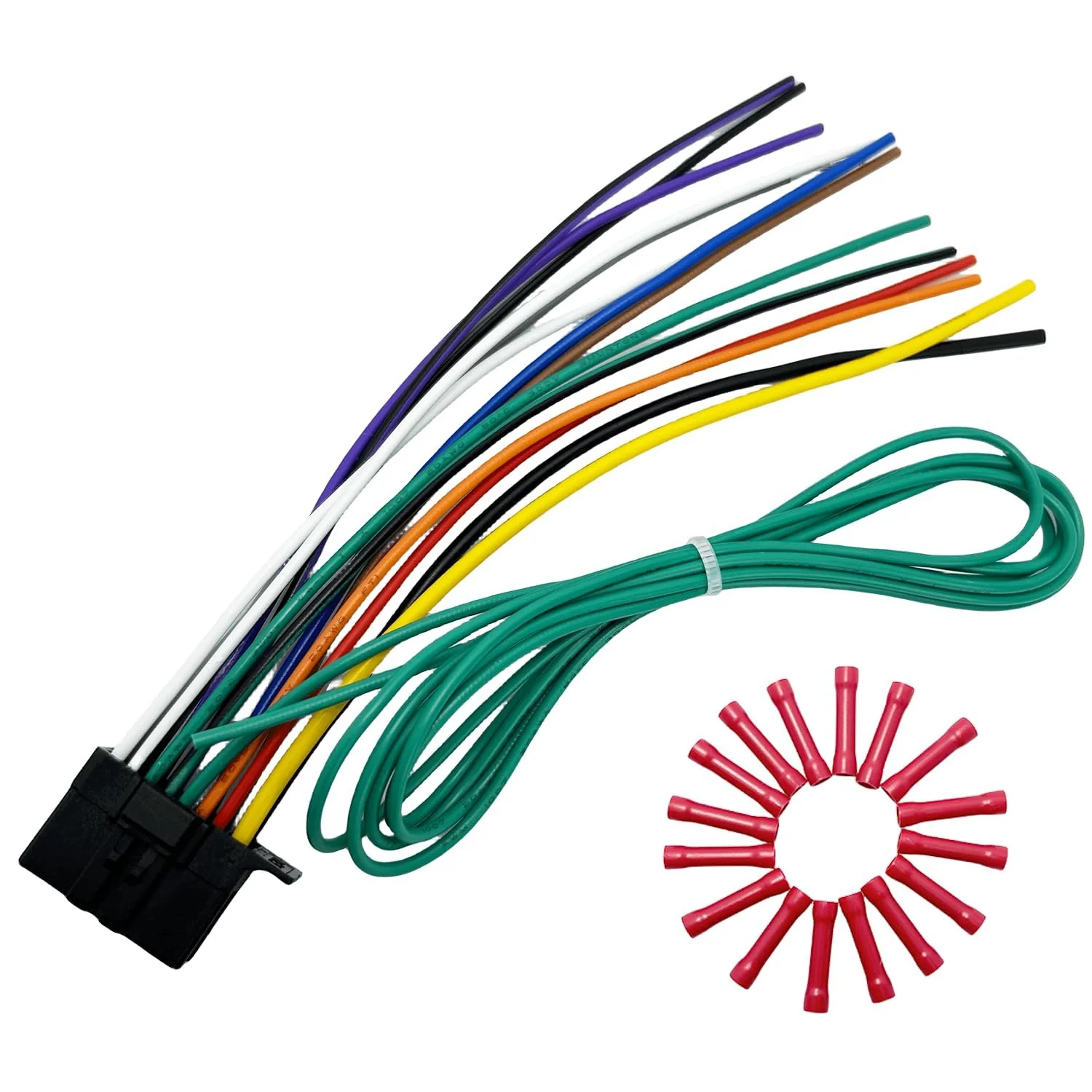 16 Pin Pioneer Wiring Harness Radio Stereo Connector for Aftermarket Radio Wire Harness Replacement for Pioneer DEH AVH AVIC MVH FH SPH Pioneer Stereo Power Plug for AVH-120BT AVH-1500NEX AVH-200EX - Image 7