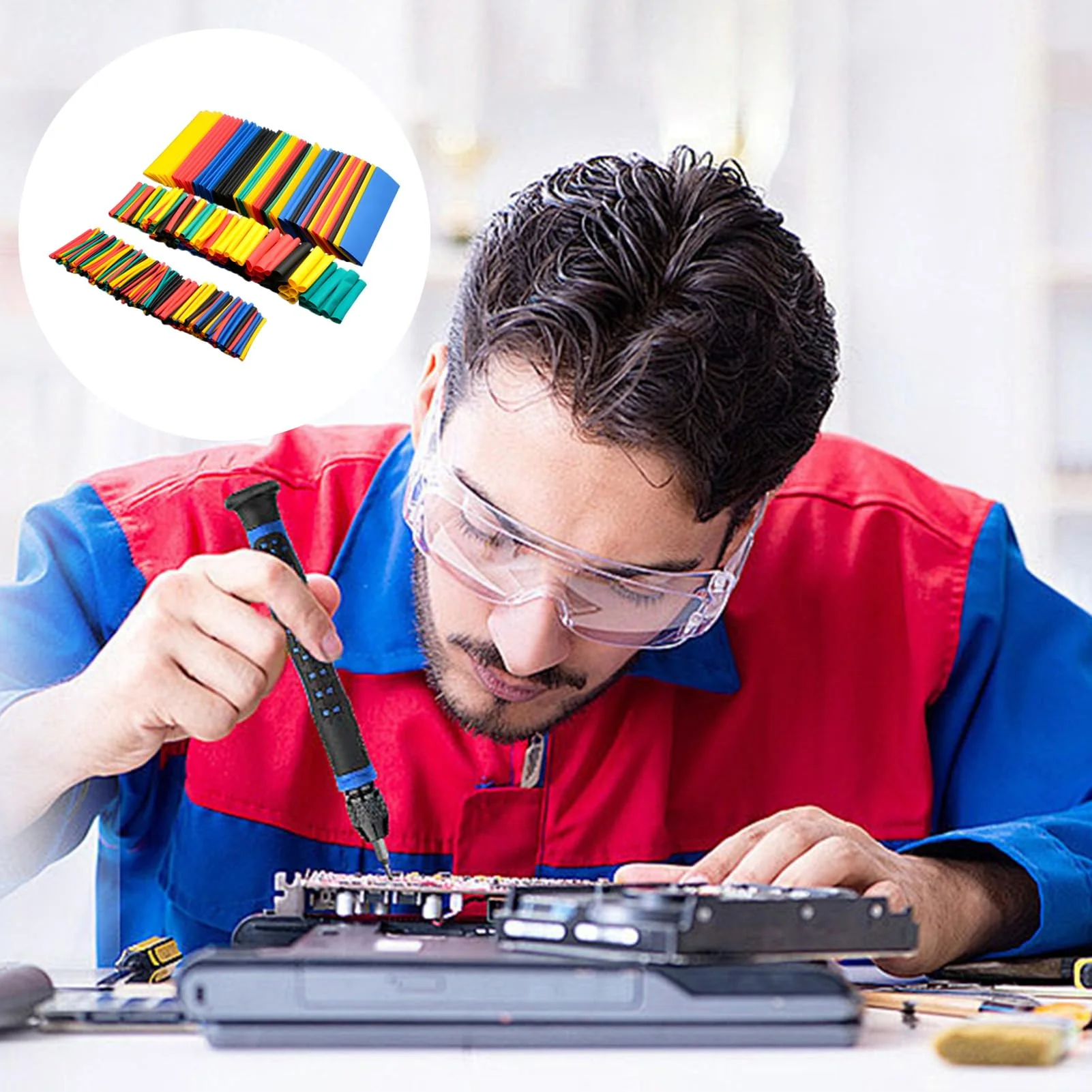 164 Piece Heat Shrink Tube Set, Heat Shrink Tubing Waterproof, Insulation Tape Coloured Set, Heat Shrink Tube Industry, Perfect for Electrical Insulation, Cable Repairs - Image 7