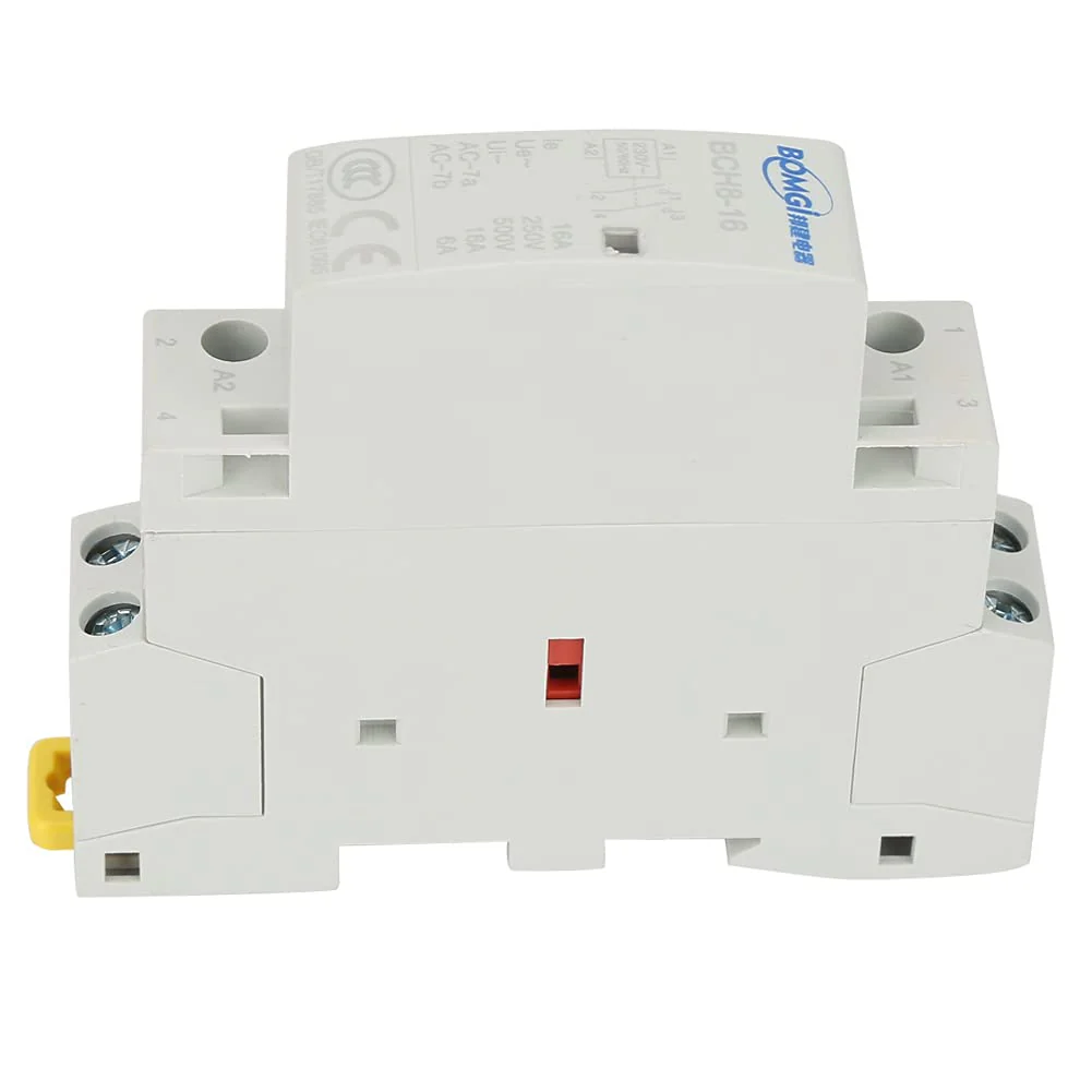 16A 2P DIN Rail AC Contactor, 220V/230V 60Hz DIN Rail Household AC Contactor 220V/230V 50/60HZ DIN Rail Household AC Contactor - Image 3