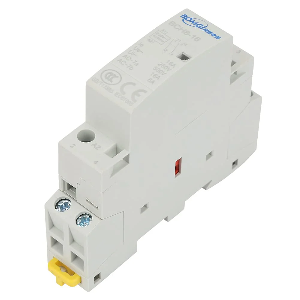 16A 2P DIN Rail AC Contactor, 220V/230V 60Hz DIN Rail Household AC Contactor 220V/230V 50/60HZ DIN Rail Household AC Contactor - Image 5