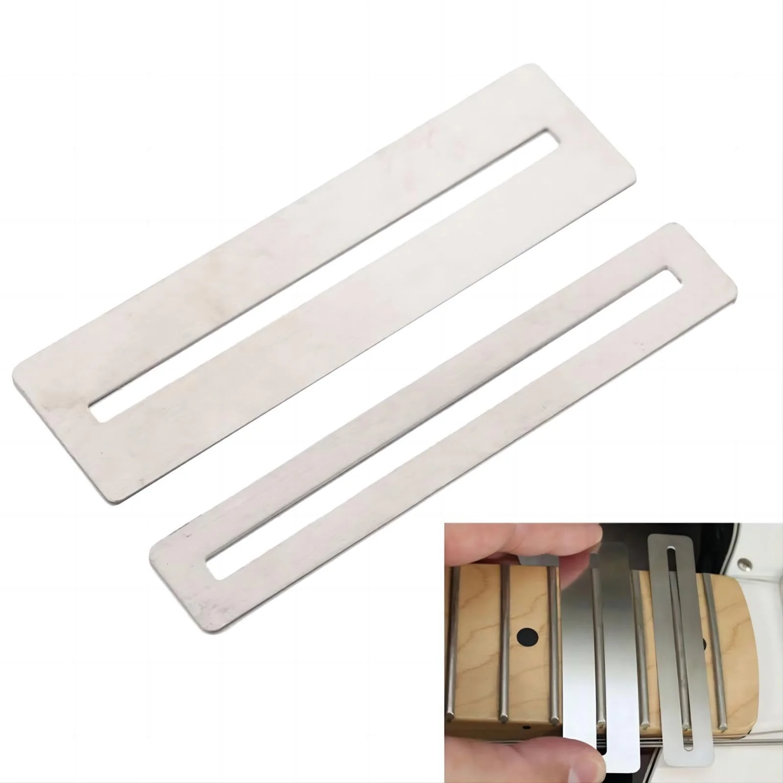 16PCs Guitar Diy Tools Fret File Crowning, Fret Rocker, Fret End Dressing File, Fret Wrap, Fret Leveling Beam, Fret Polishing Kit, Fingerboard Guards, String Spreaders Sanding Papers for Guitar Bass - Image 5